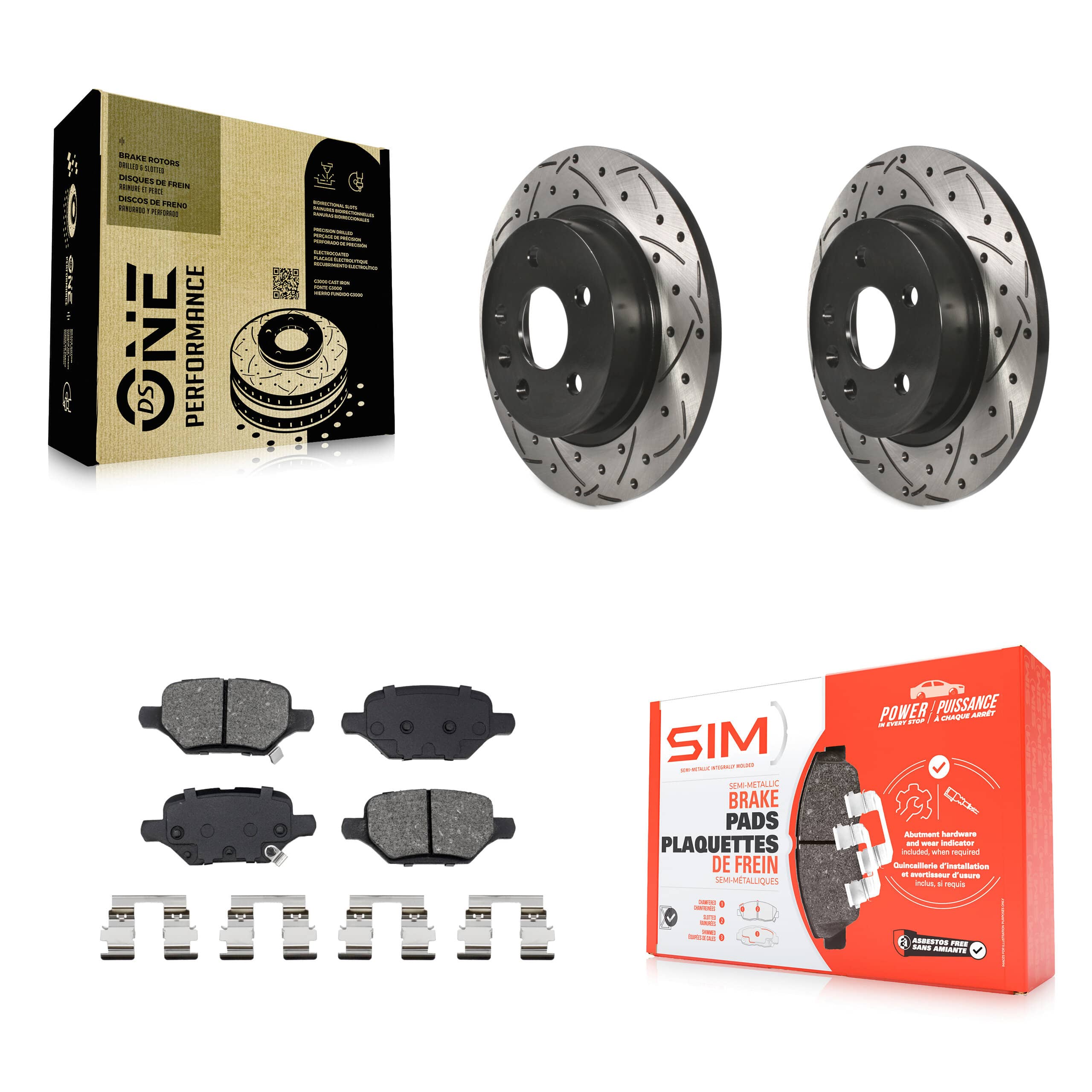 Transit Auto - KDS-101204 - Rear Disc Brake Kits
