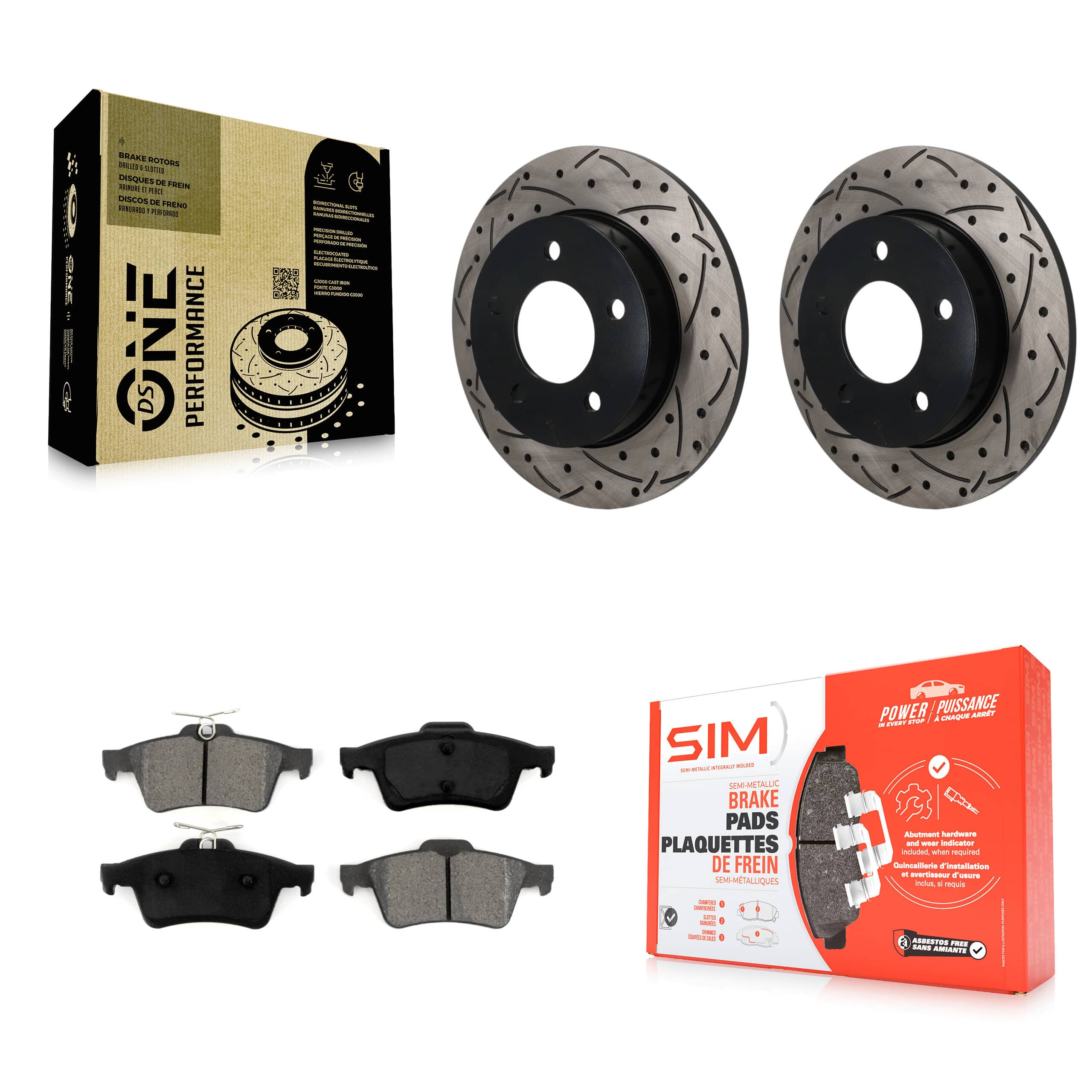 Transit Auto - KDS-101655 - Rear Disc Brake Kits
