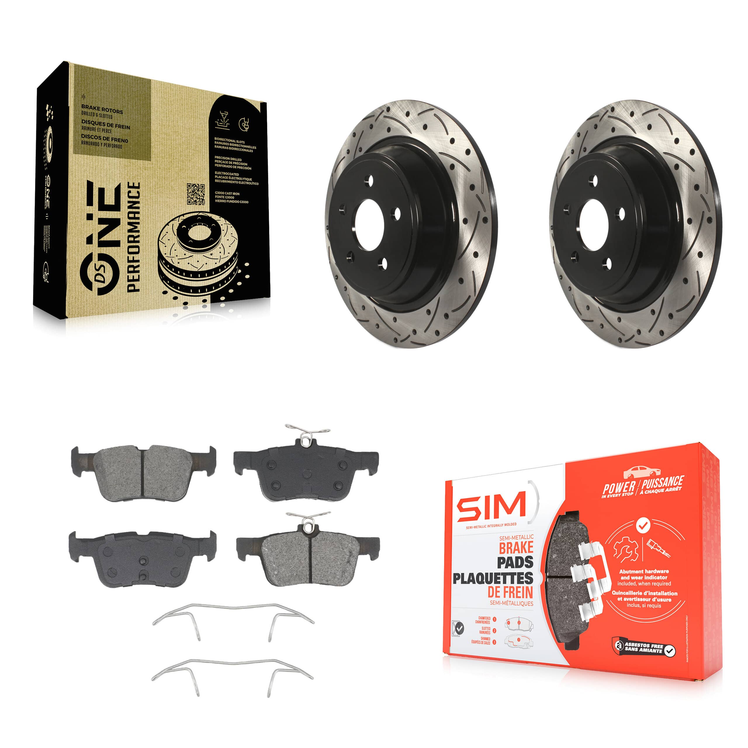 Transit Auto - KDS-101808 - Rear Disc Brake Kits