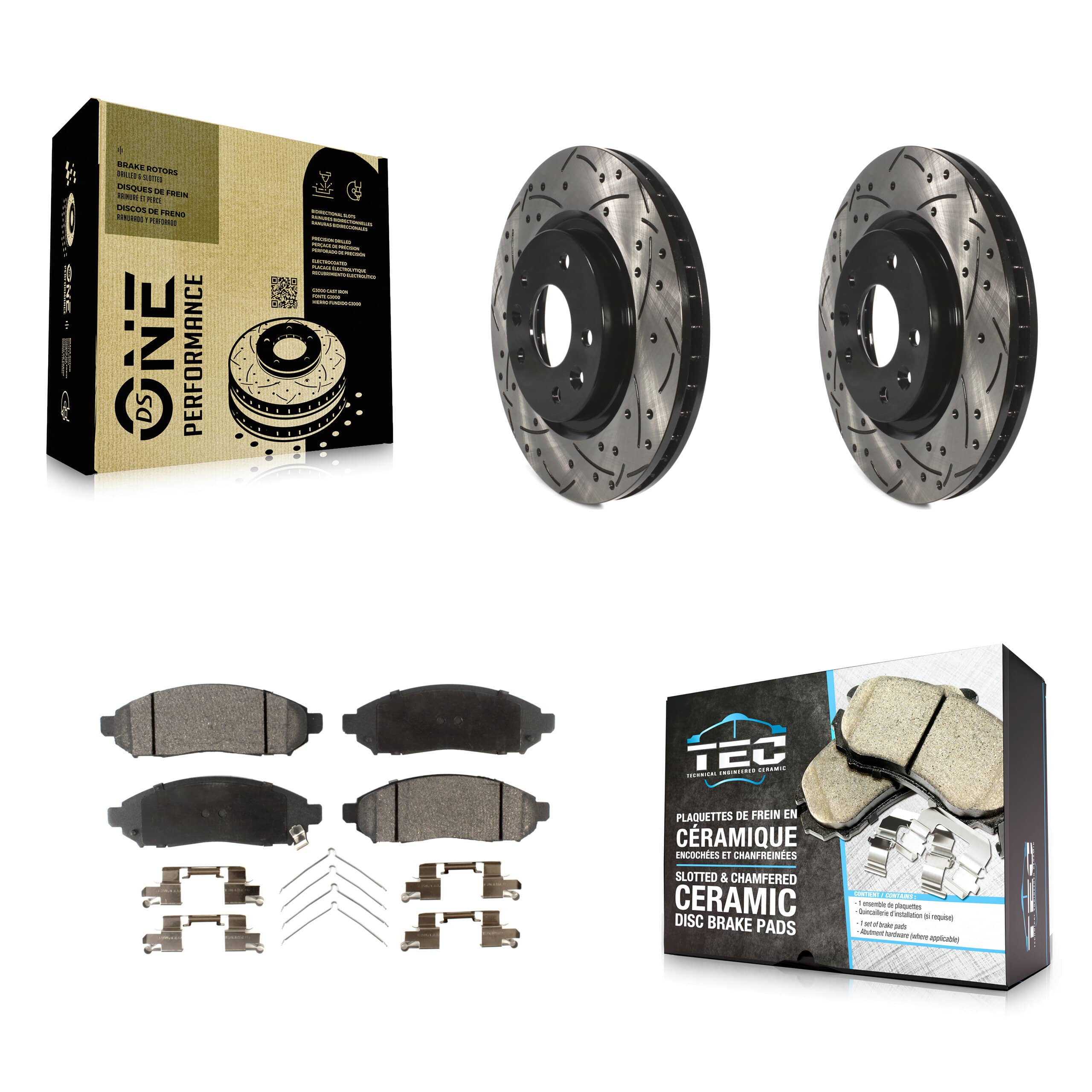 Transit Auto - KDT-100180 - Front Disc Brake Kits