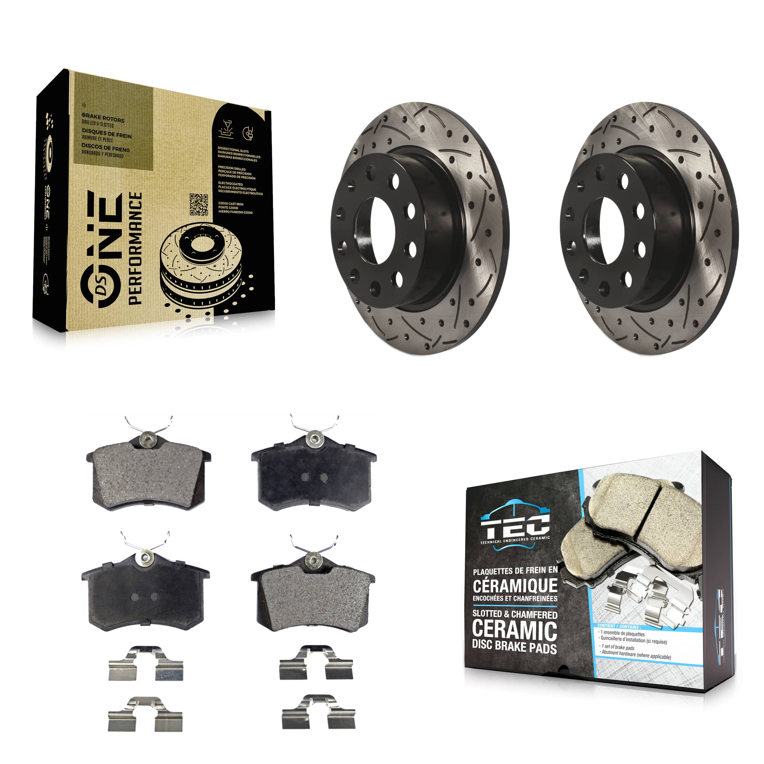 Transit Auto - KDT-100535 - Rear Disc Brake Kits