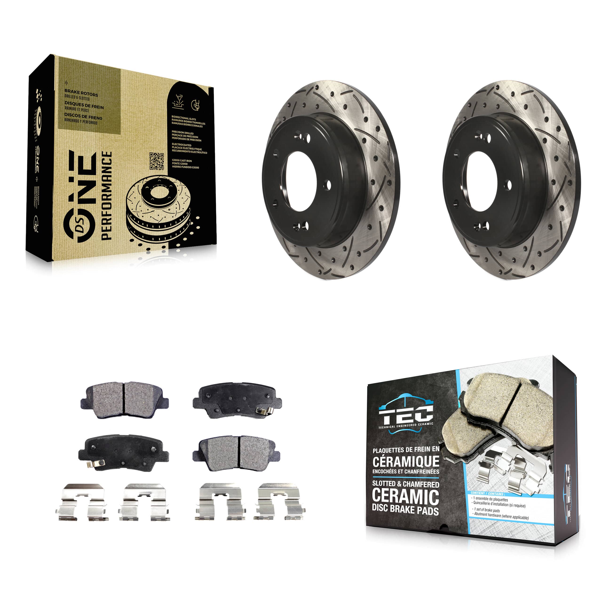 Transit Auto - KDT-100544 - Rear Disc Brake Kits