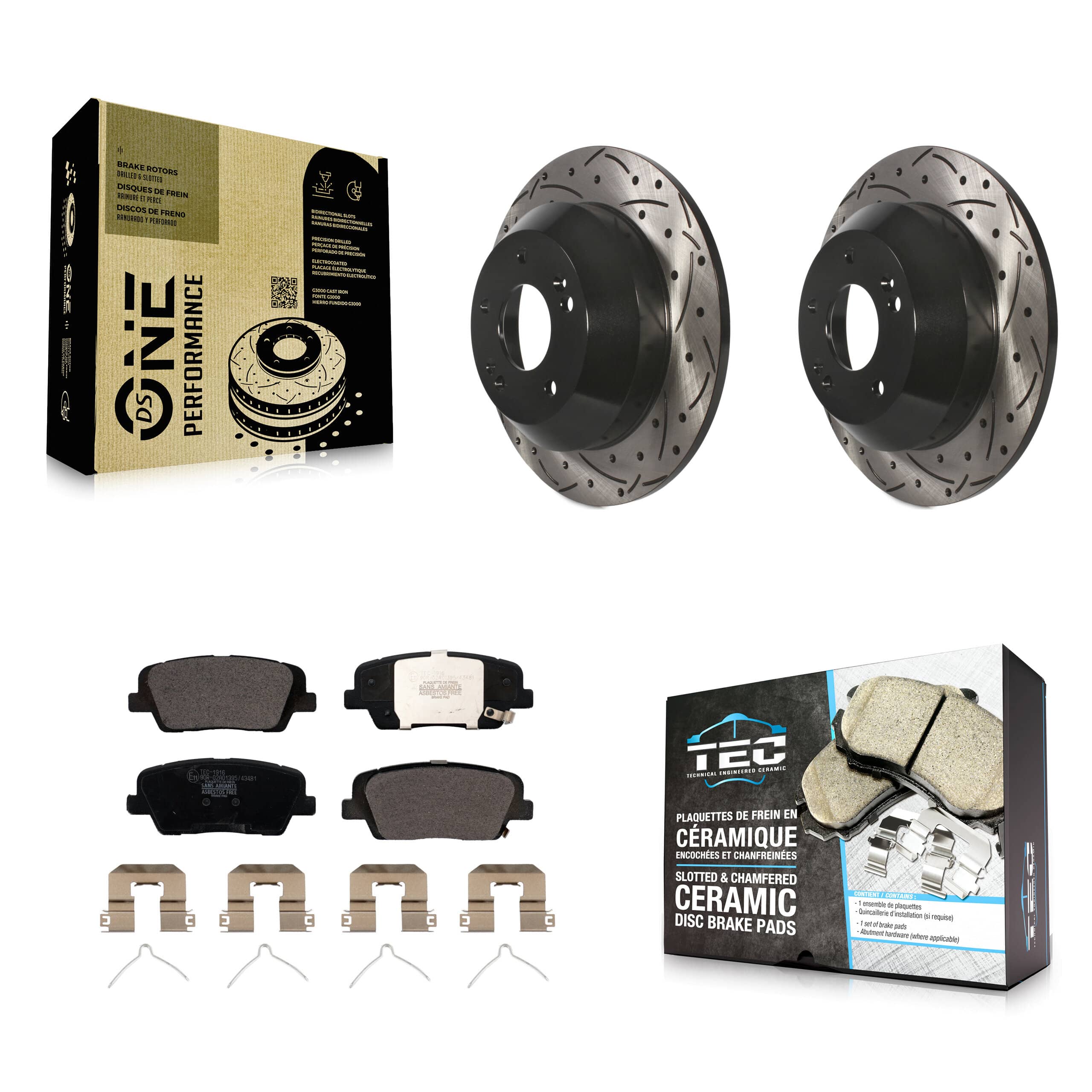 Transit Auto - KDT-100575 - Rear Disc Brake Kits