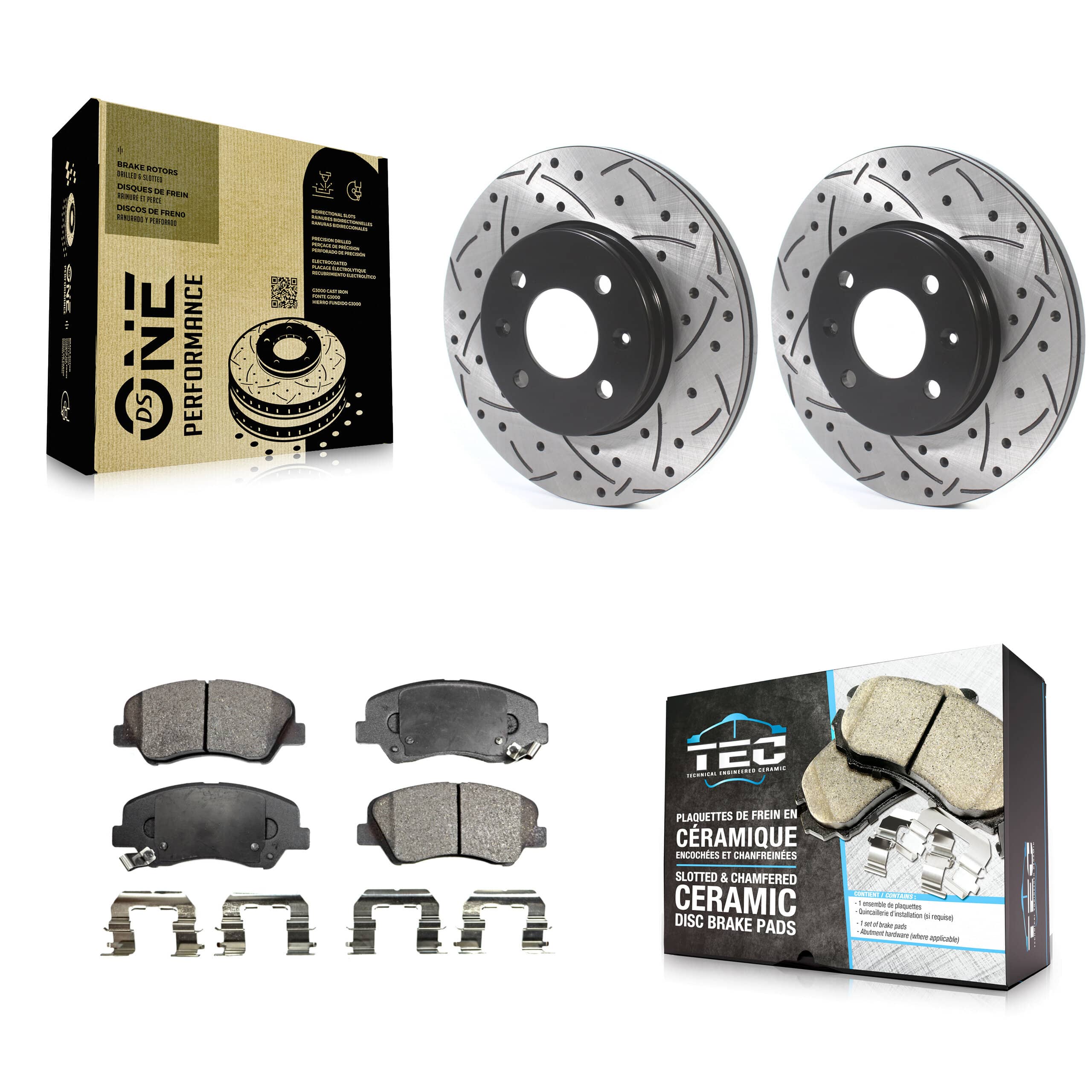 Transit Auto - KDT-100801 - Front Disc Brake Kits
