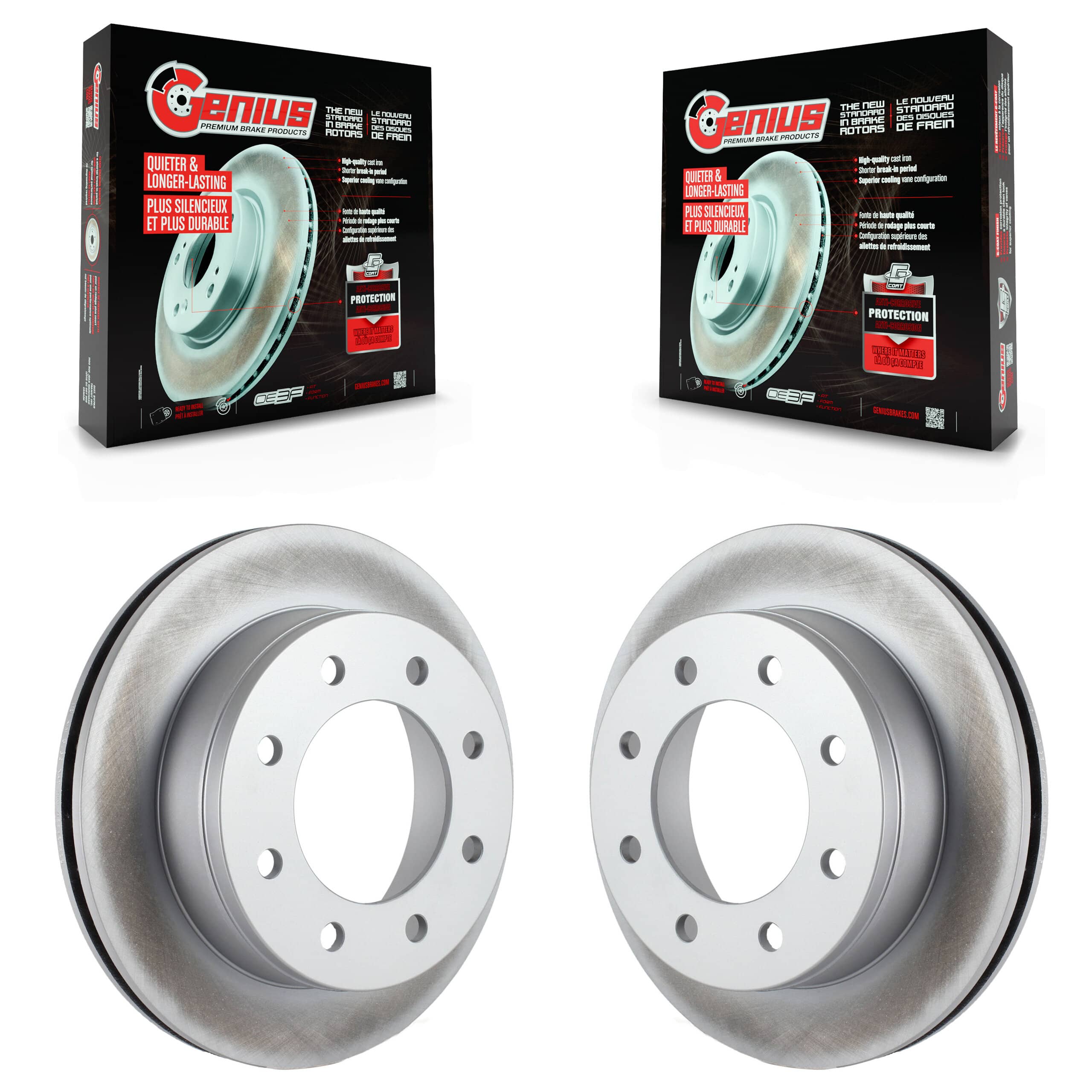 Genius - KG-100384 - Rear Disc Brake Rotor Kits