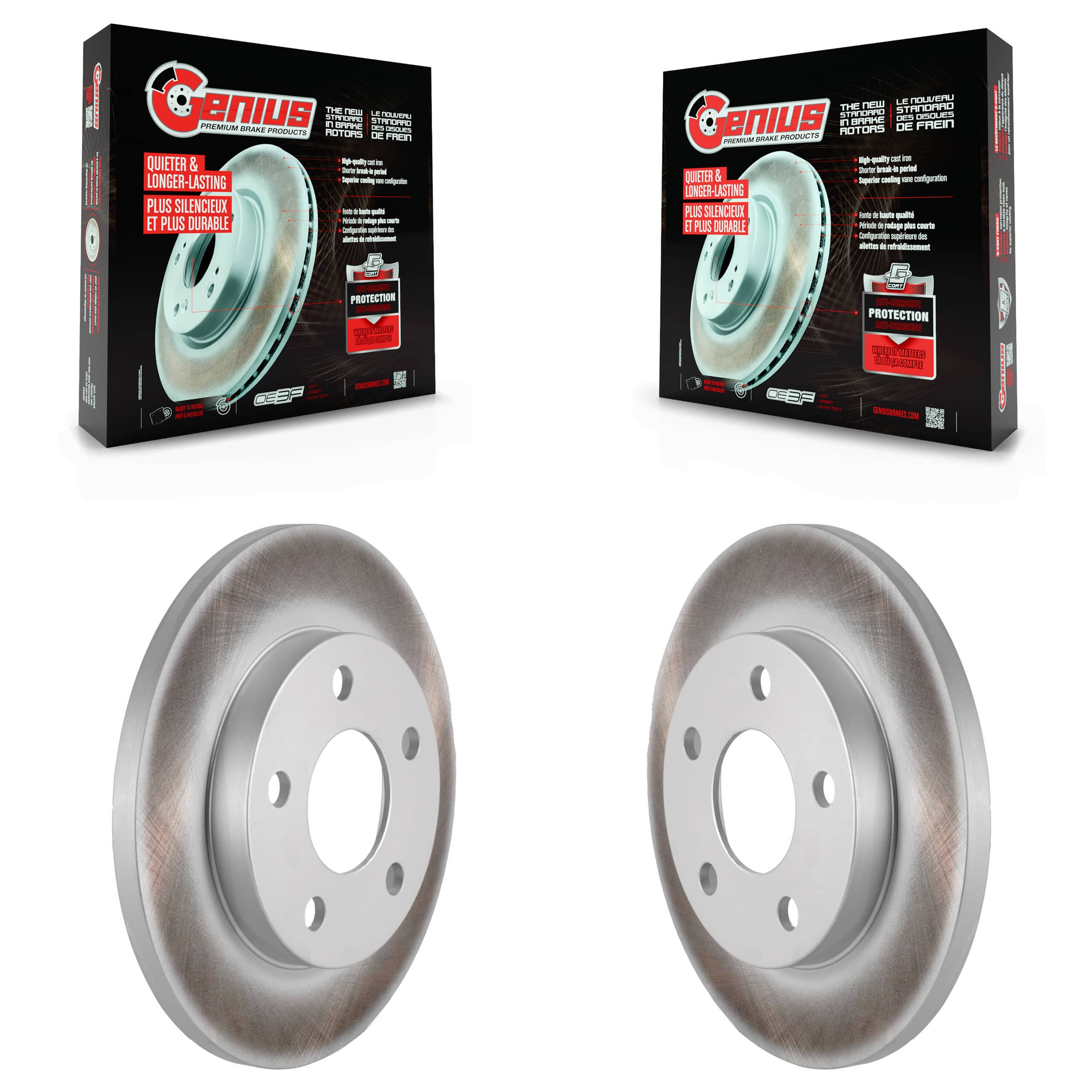 Genius - KG-100391 - Rear Disc Brake Rotor Kits