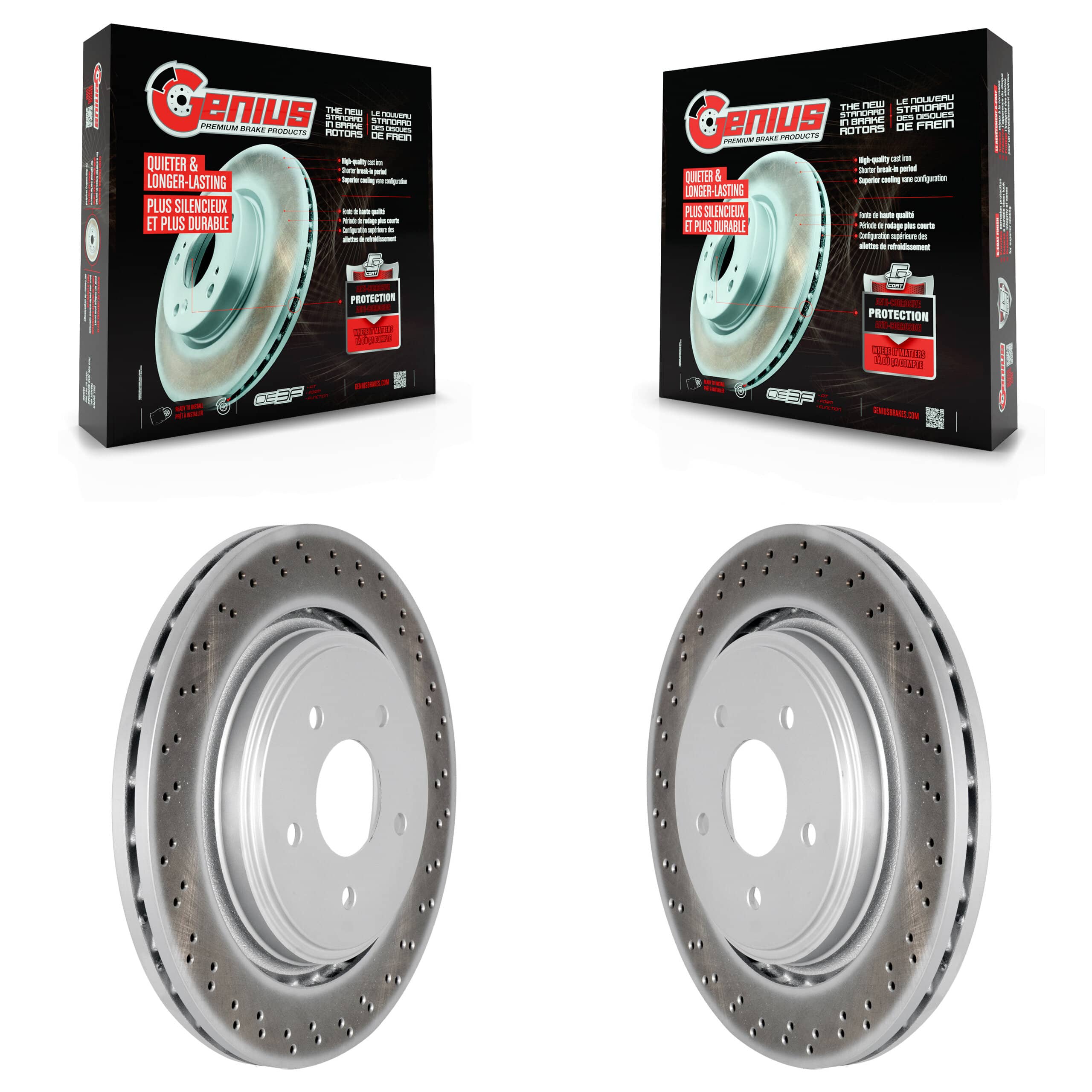 Genius - KG-100399 - Rear Disc Brake Rotor Kits