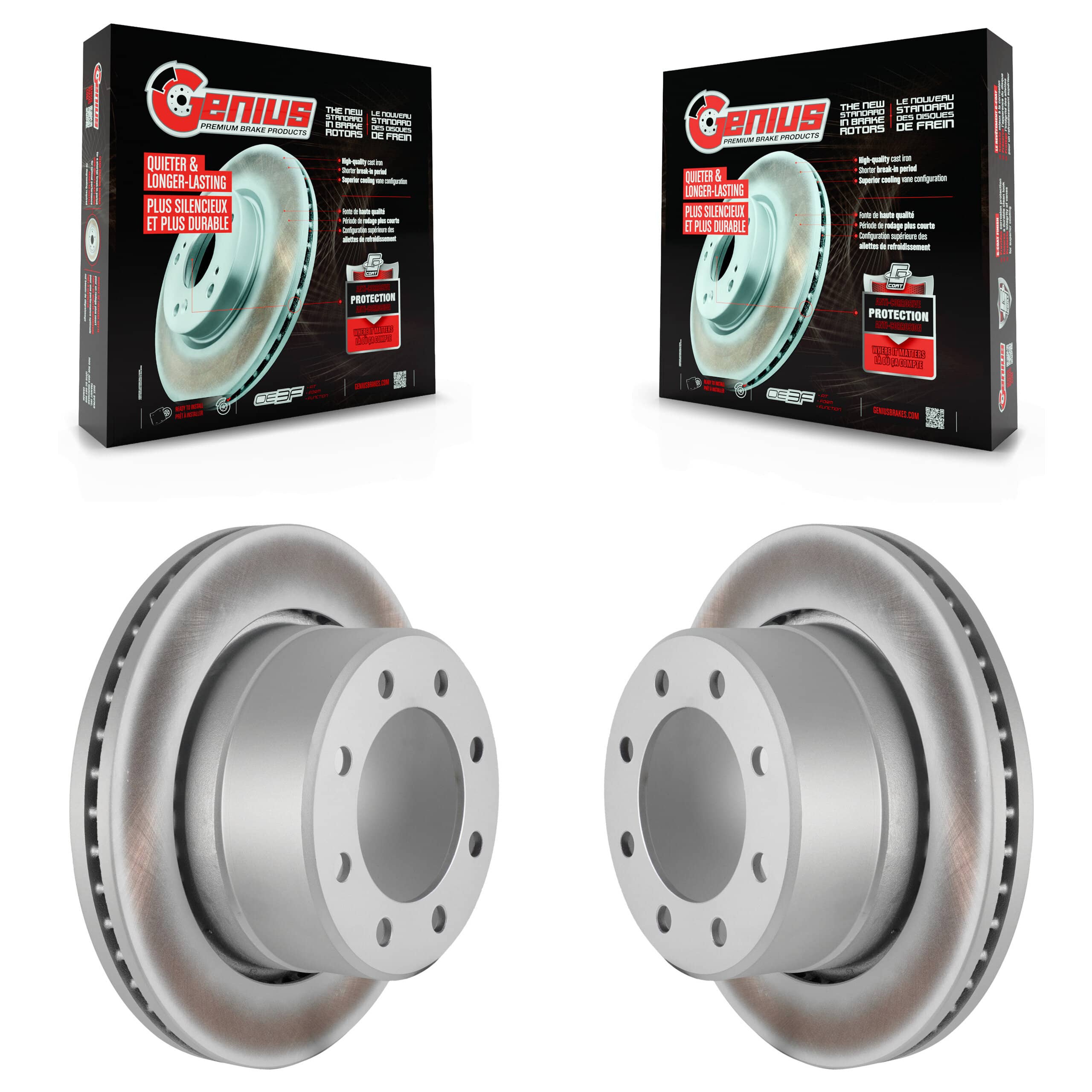 Genius - KG-100484 - Rear Disc Brake Rotor Kits
