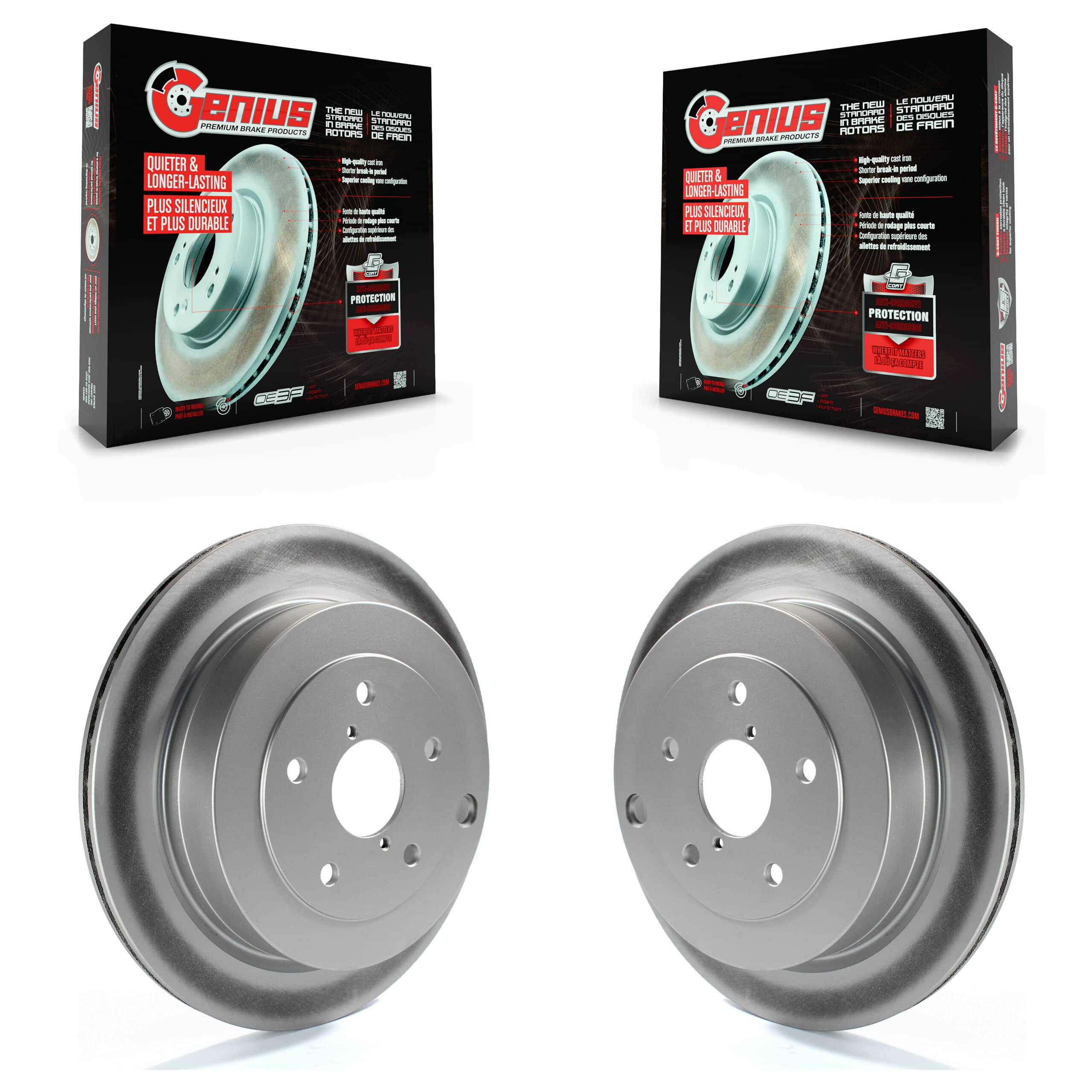 Genius - KG-100559 - Rear Disc Brake Rotor Kits