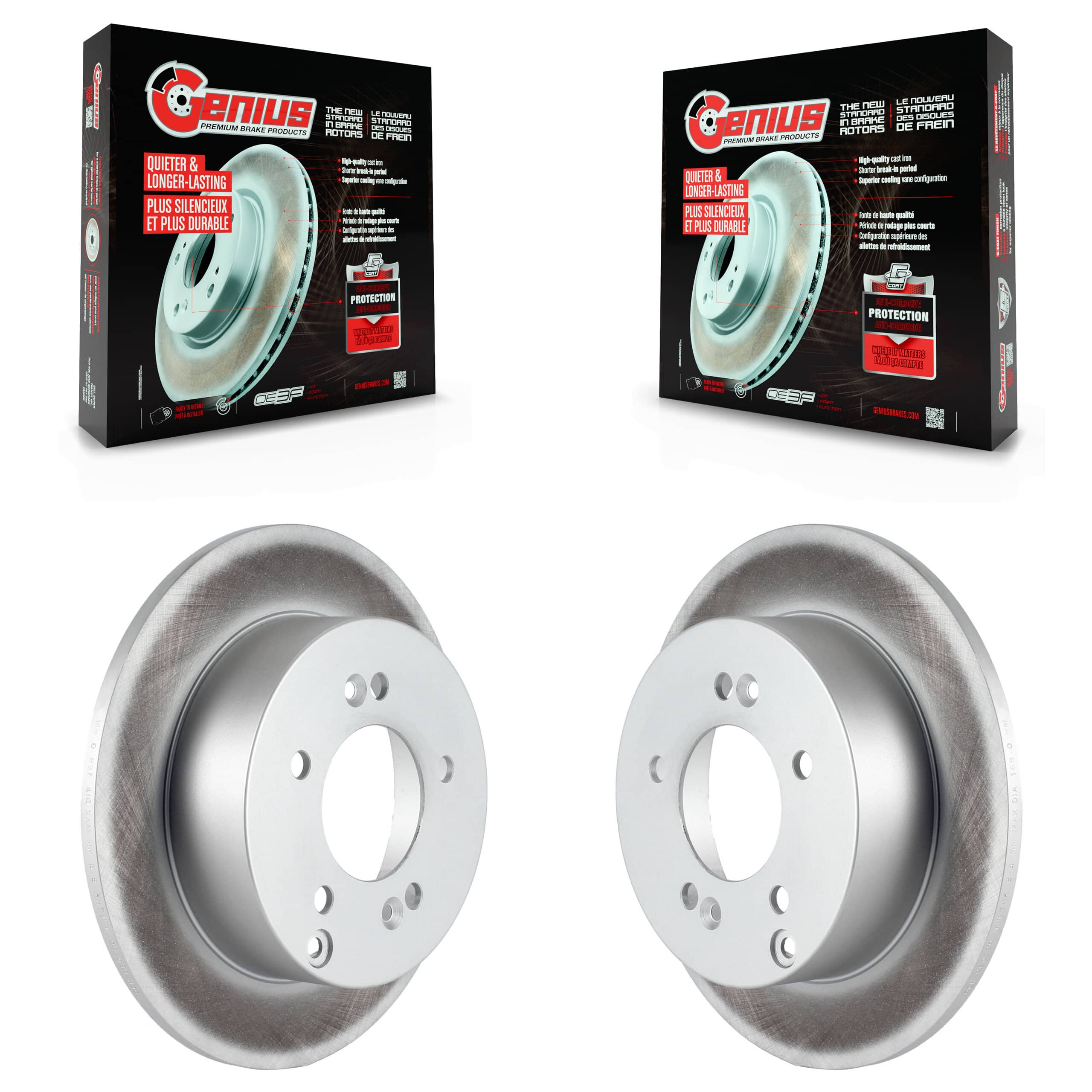 Genius - KG-100599 - Rear Disc Brake Rotor Kits