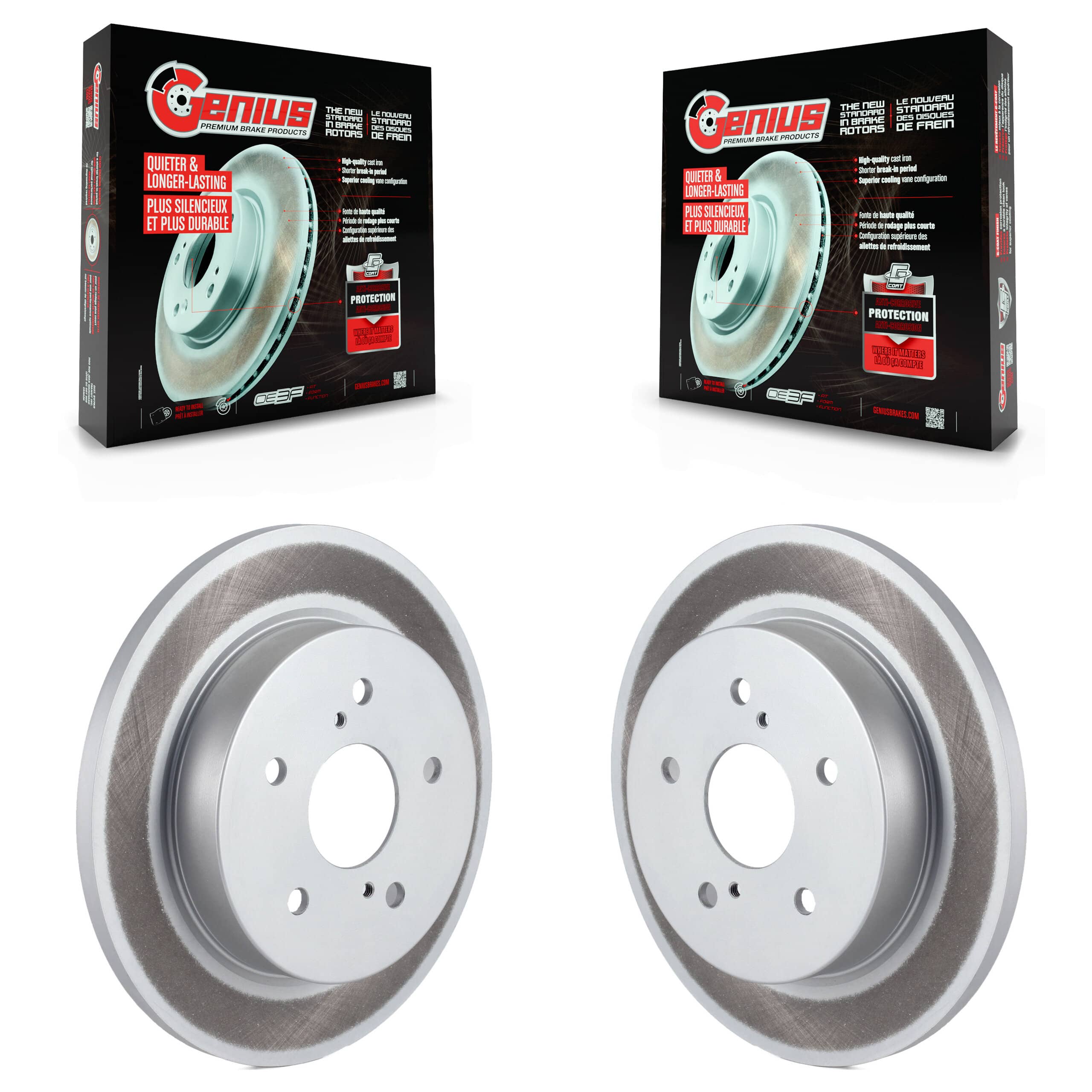 Genius - KG-100632 - Rear Disc Brake Rotor Kits