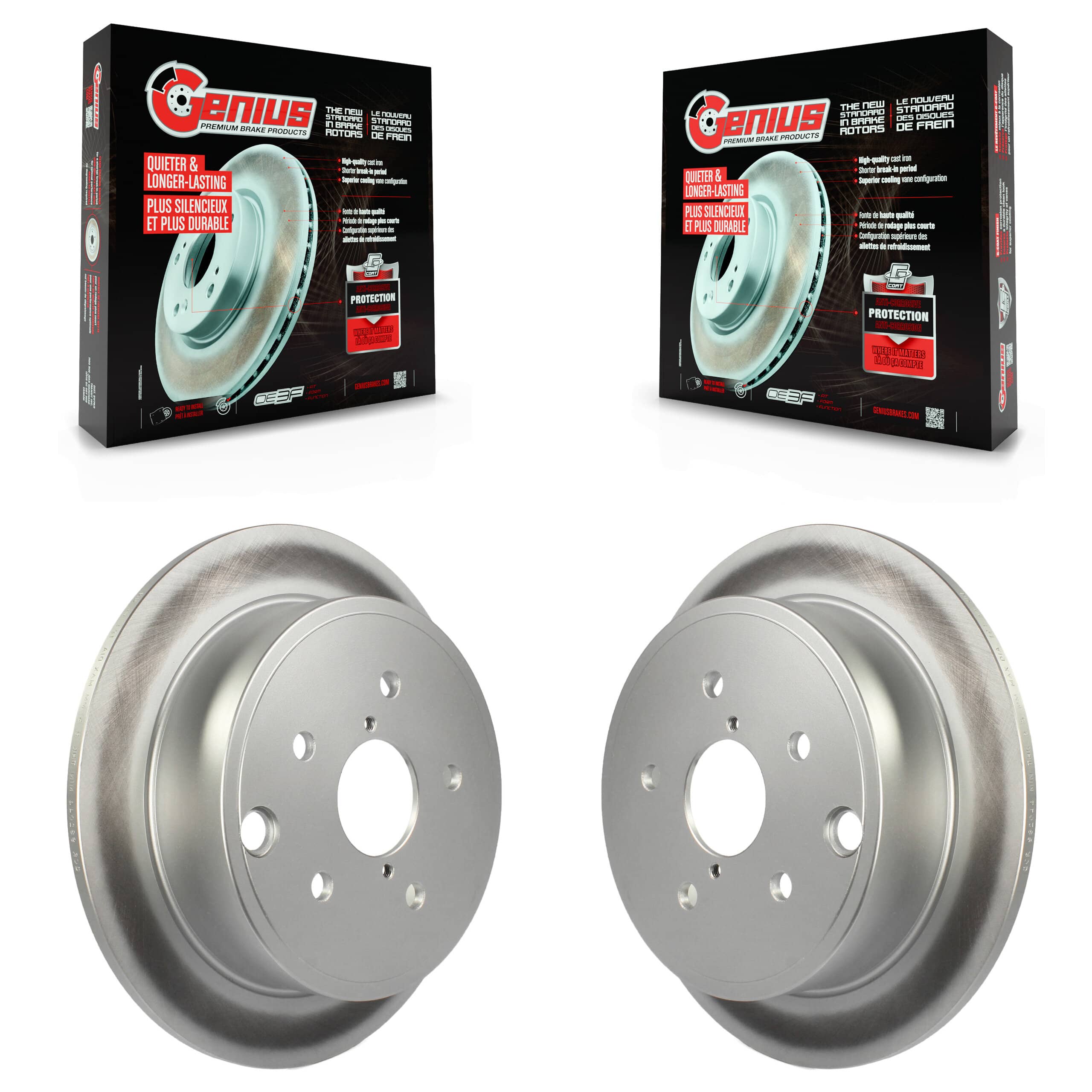 Genius - KG-100673 - Rear Disc Brake Rotor Kits