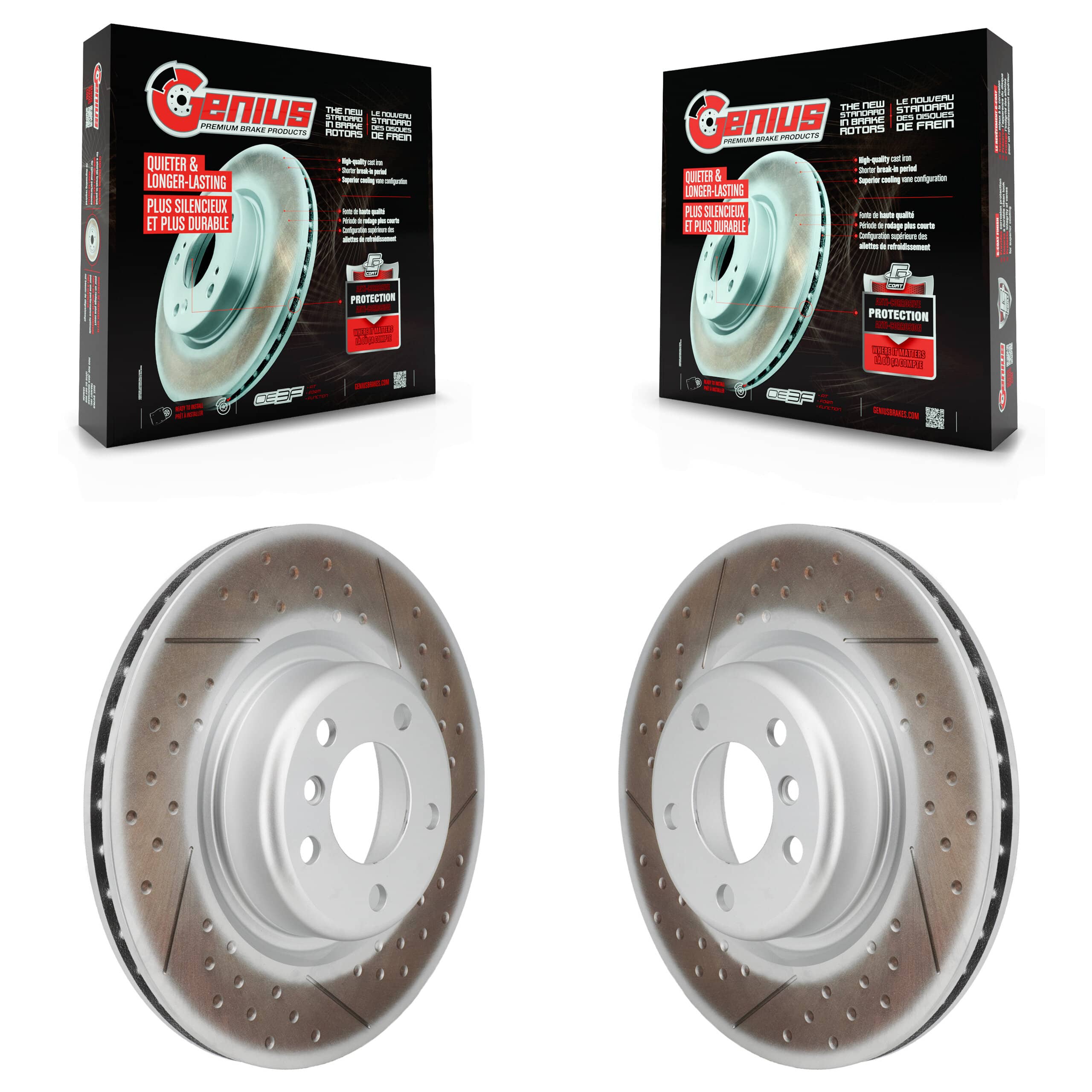Genius - KG-100686 - Rear Disc Brake Rotor Kits