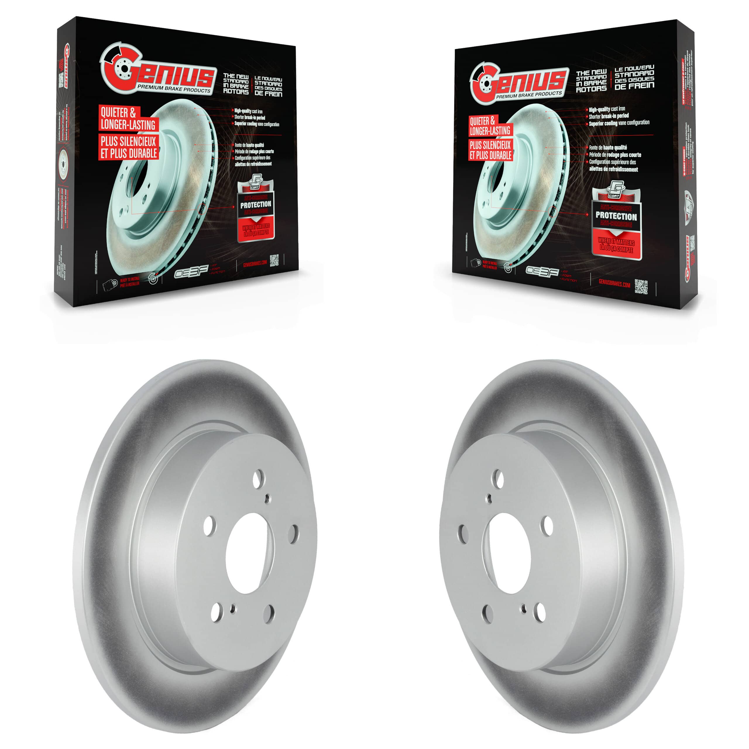 Genius - KG-101379 - Rear Disc Brake Rotor Kits