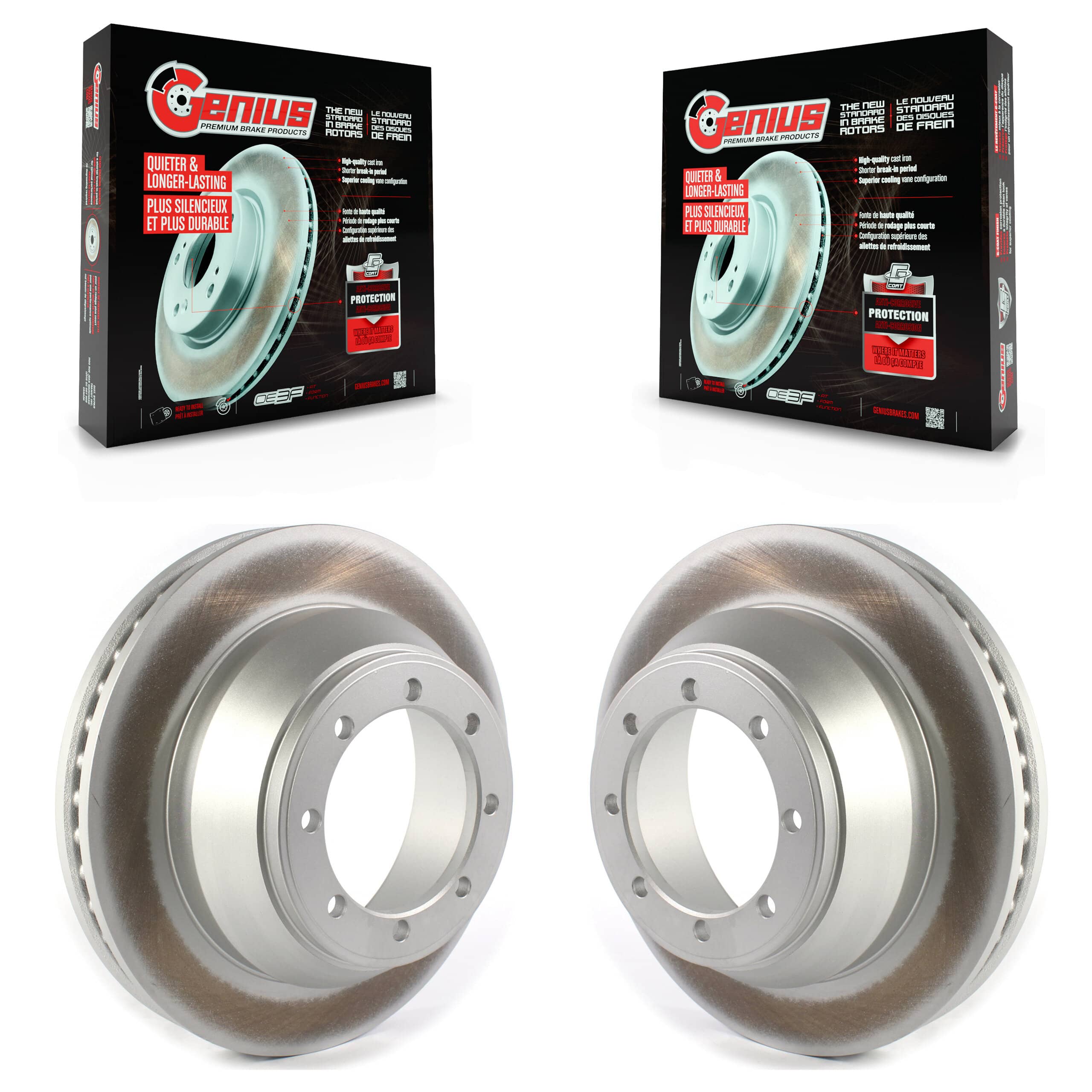 Genius - KG-101393 - Rear Disc Brake Rotor Kits