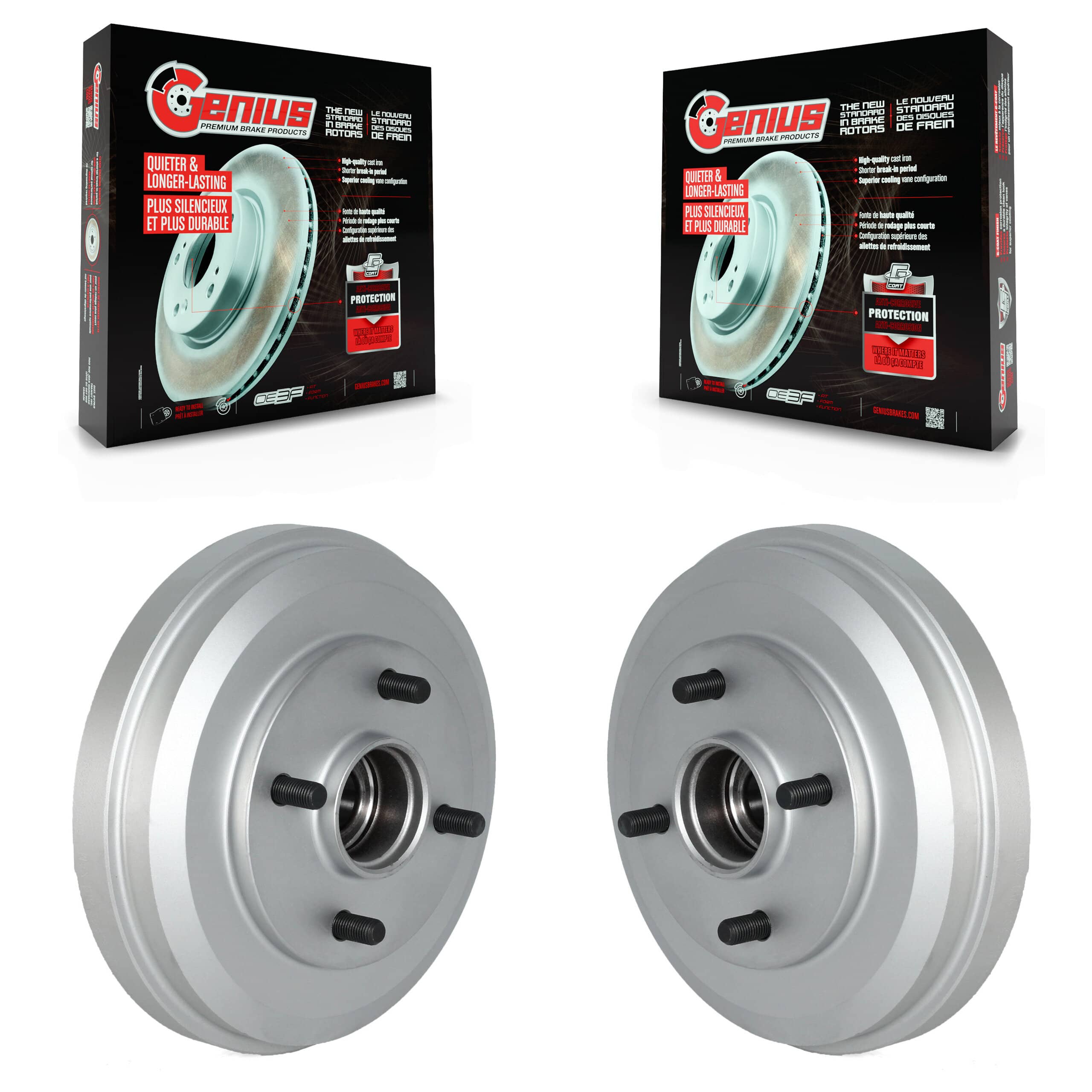 Genius - KG-101491 - Rear Brake Drum Kits