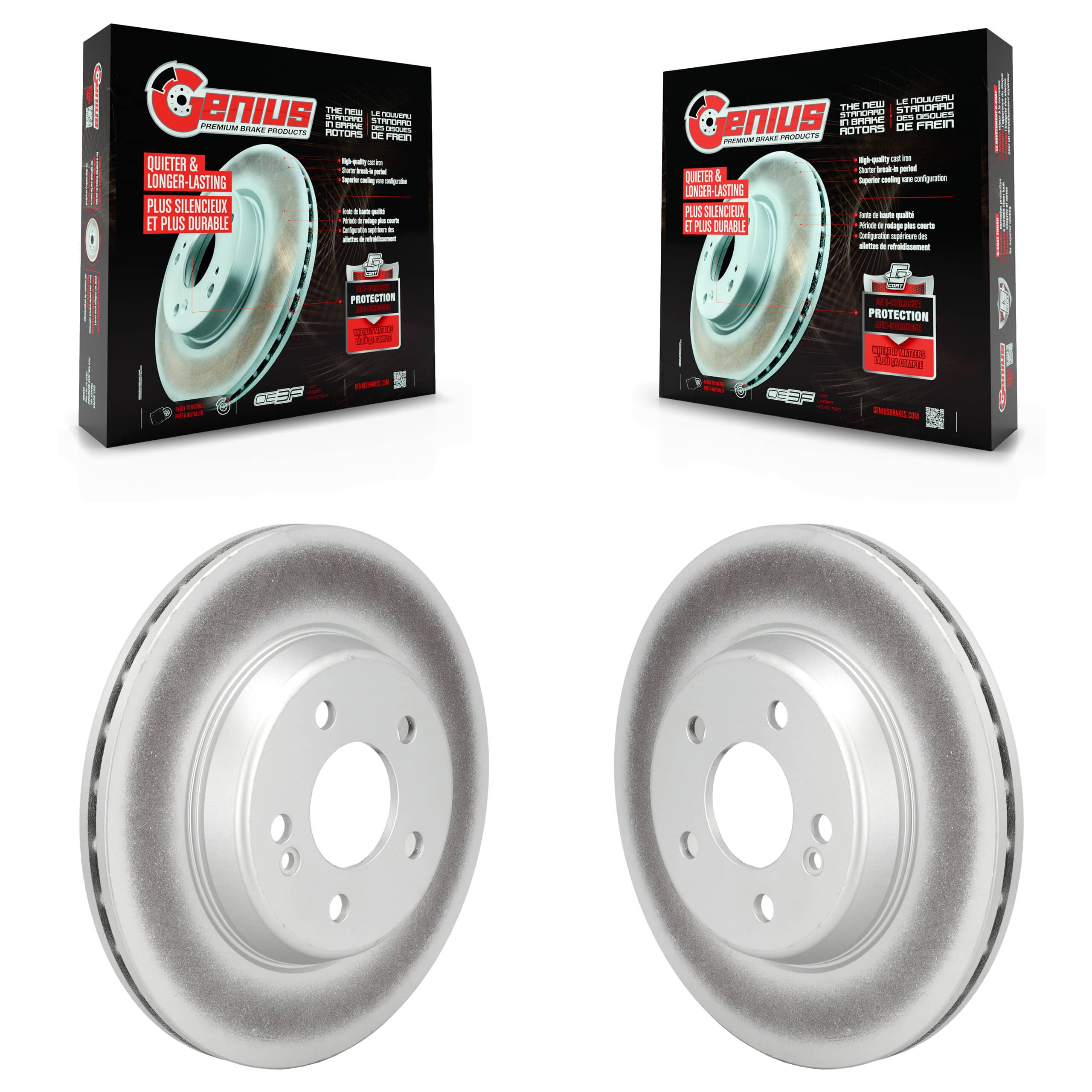 Genius - KG-101799 - Rear Disc Brake Rotor Kits