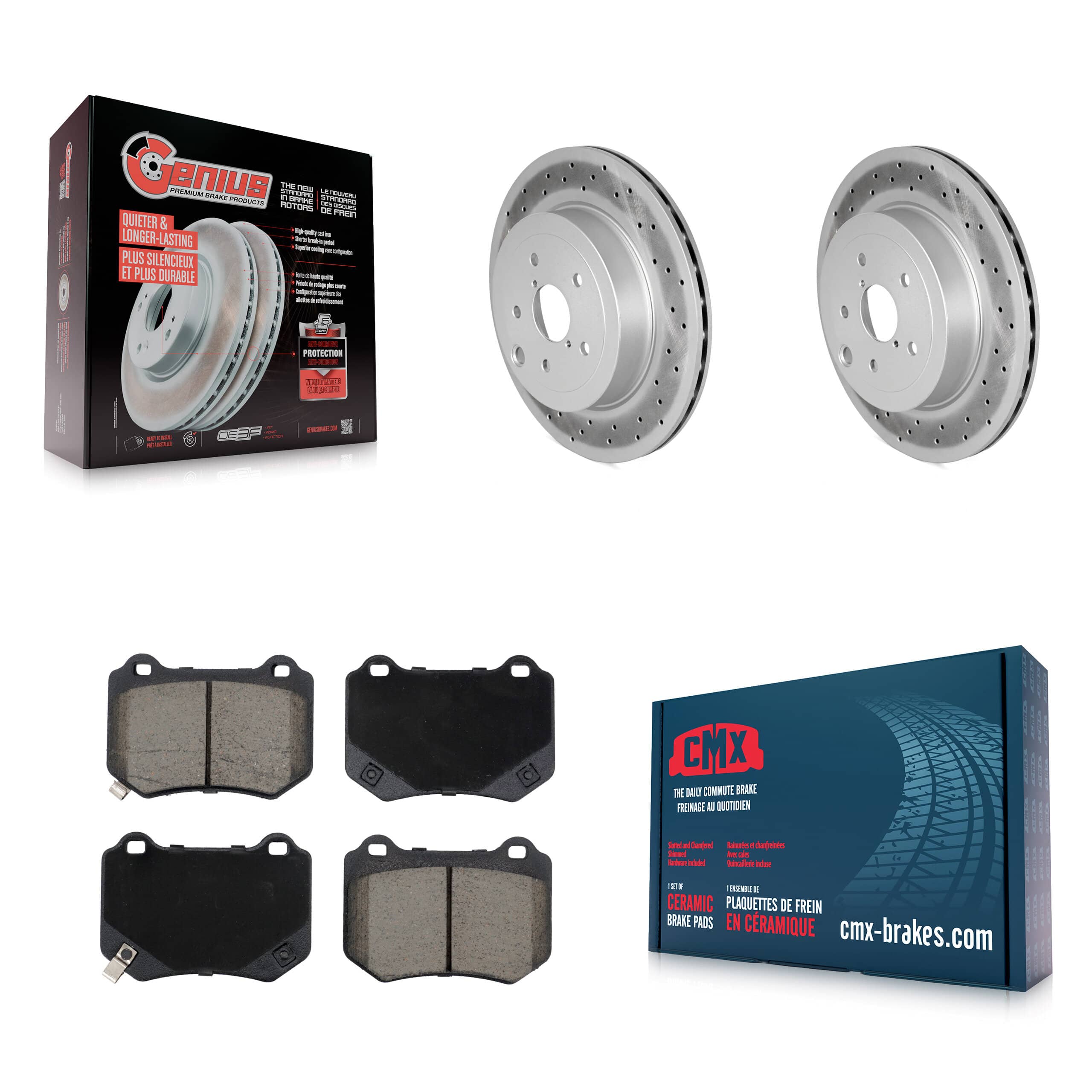 Transit Auto - KGC-102627 - Rear Disc Brake Kits