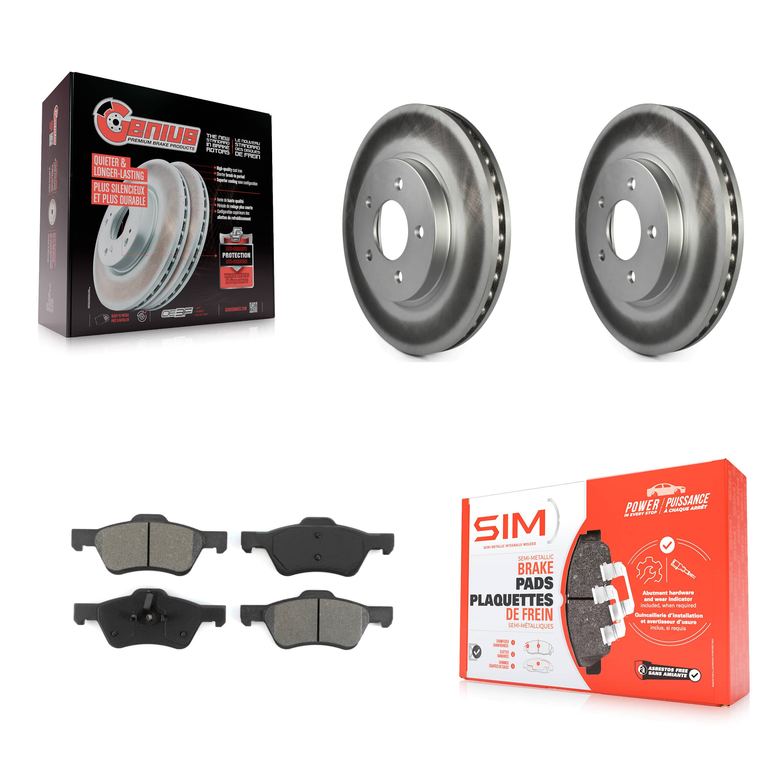 Transit Auto - KGS-100091 - Front Disc Brake Kits