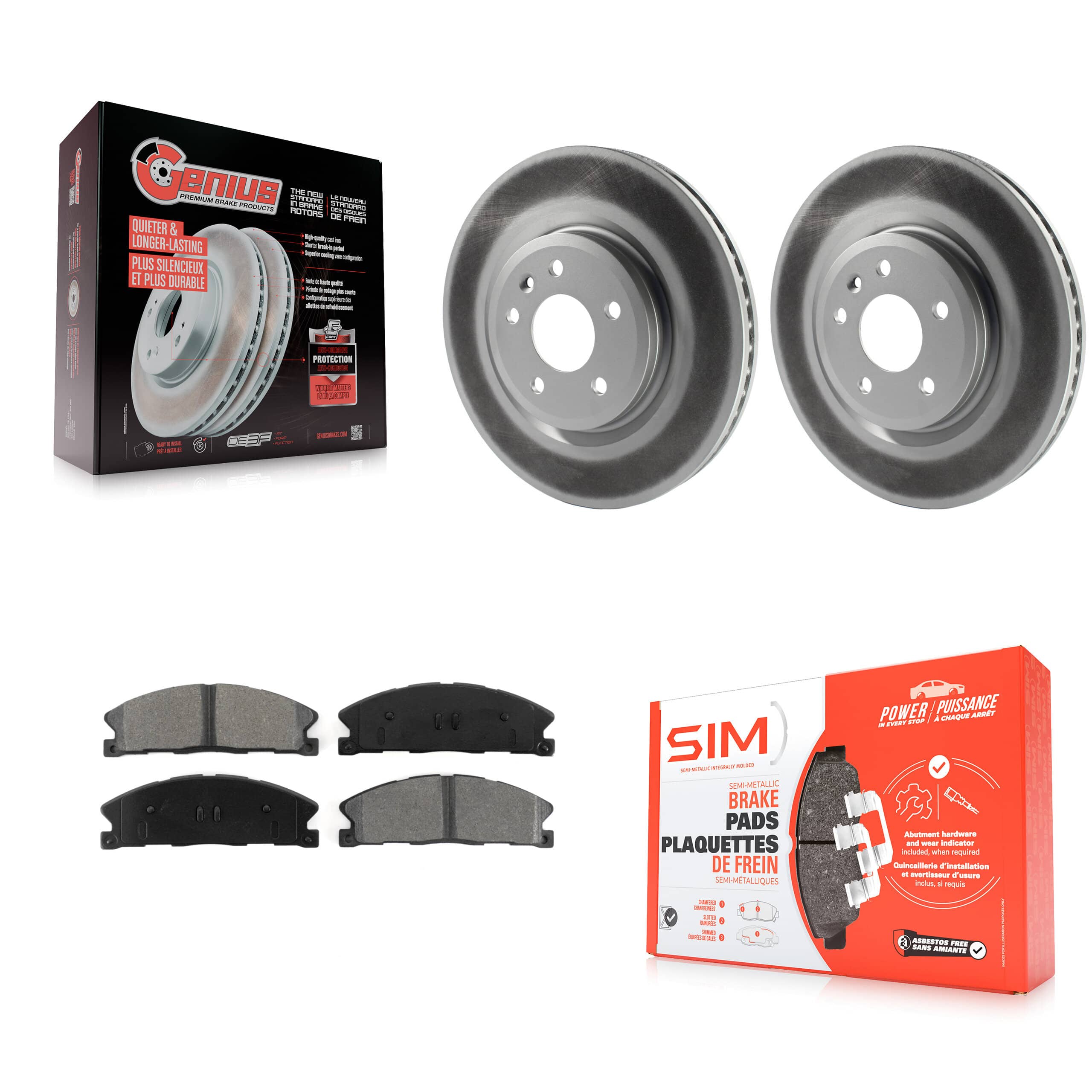 Transit Auto - KGS-100115 - Front Disc Brake Kits