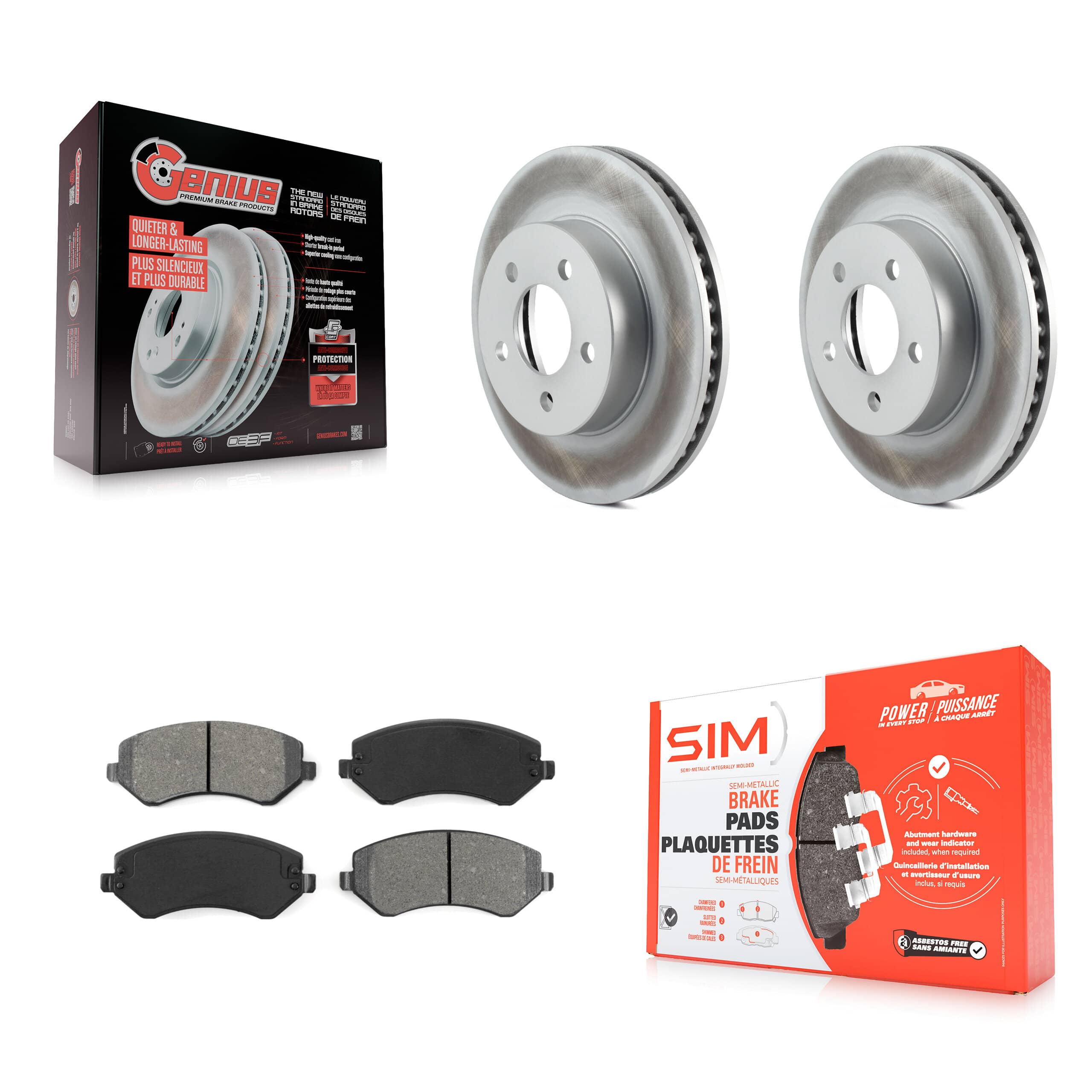 Transit Auto - KGS-100140 - Front Disc Brake Kits