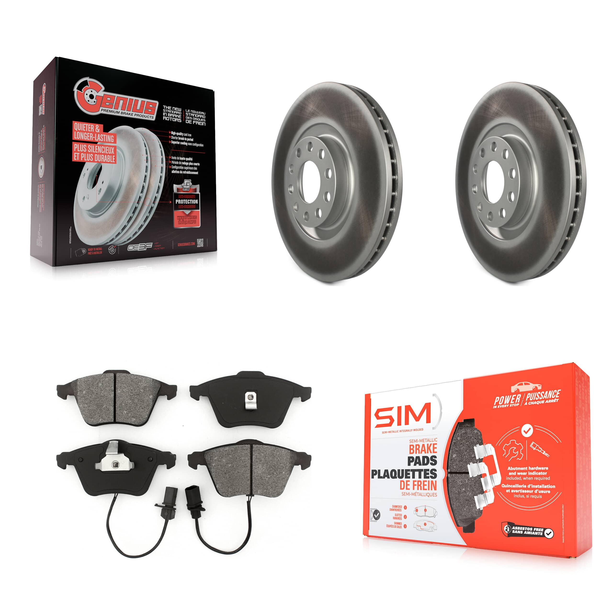 Transit Auto - KGS-100243 - Front Disc Brake Kits