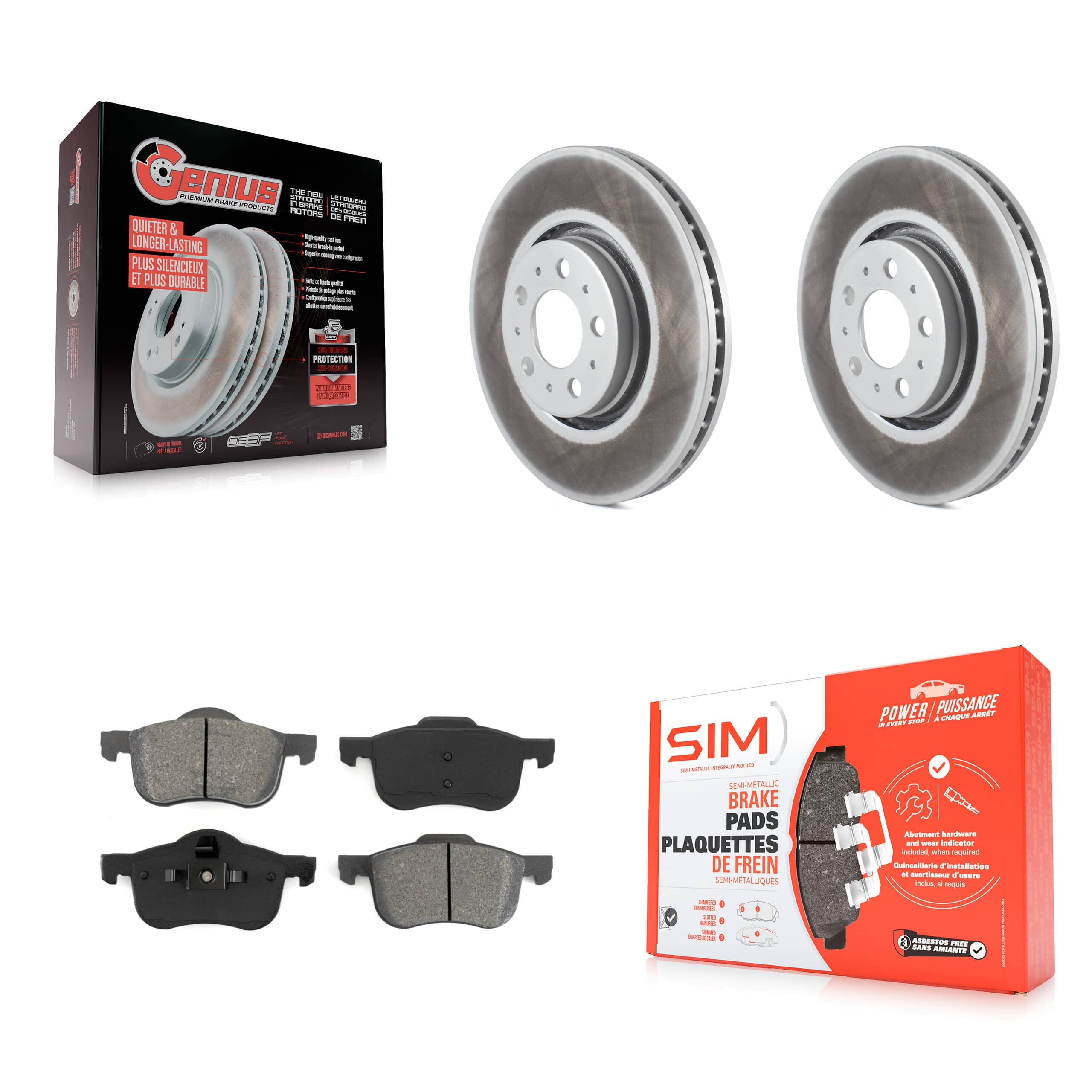 Transit Auto - KGS-100295 - Front Disc Brake Kits