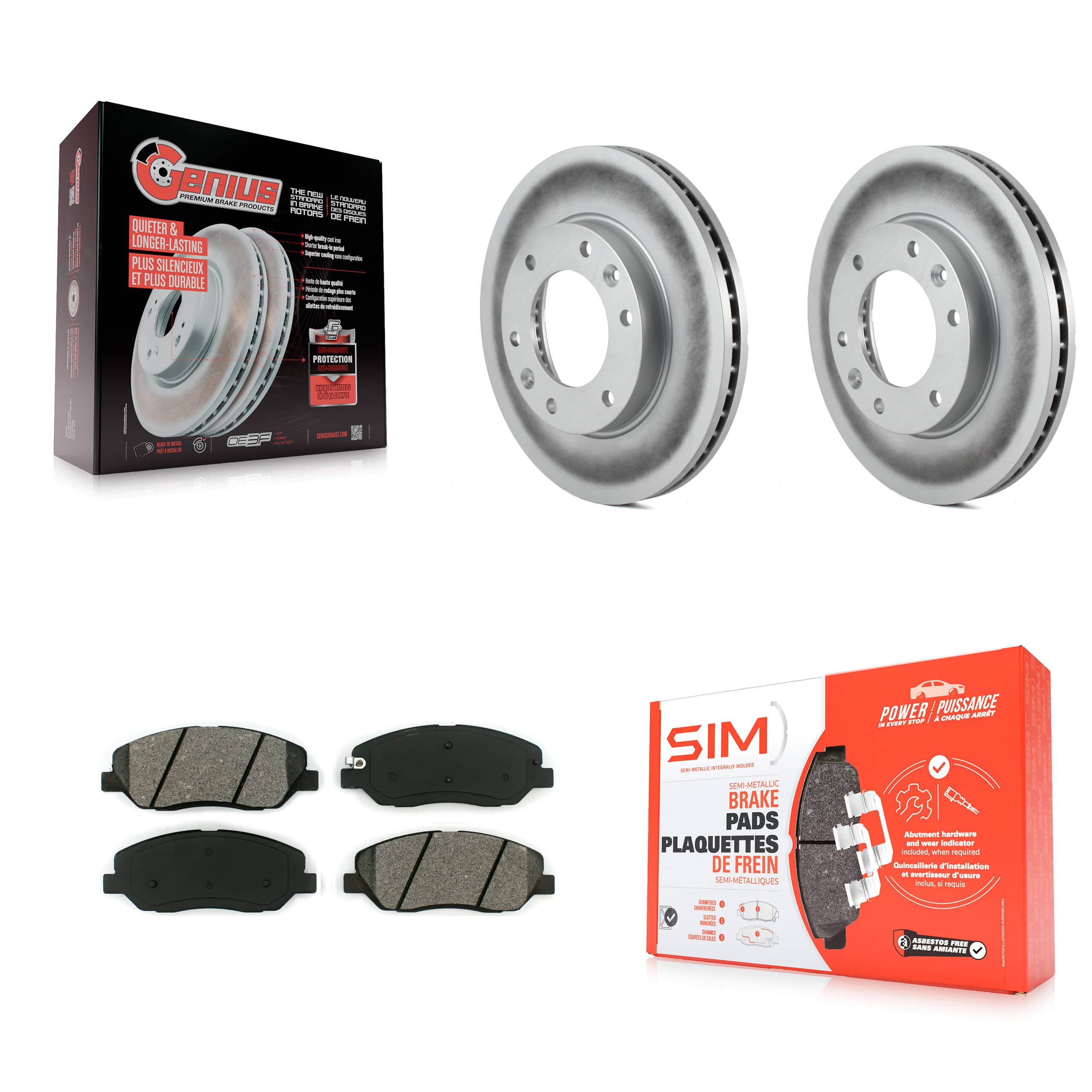 Transit Auto - KGS-100355 - Front Disc Brake Kits