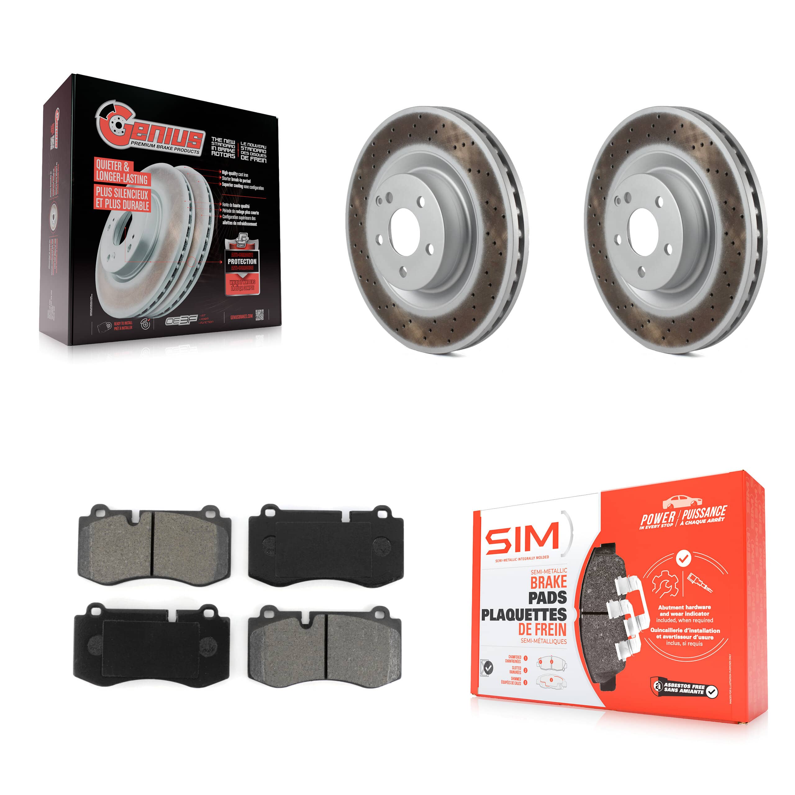Transit Auto - KGS-100425 - Front Disc Brake Kits