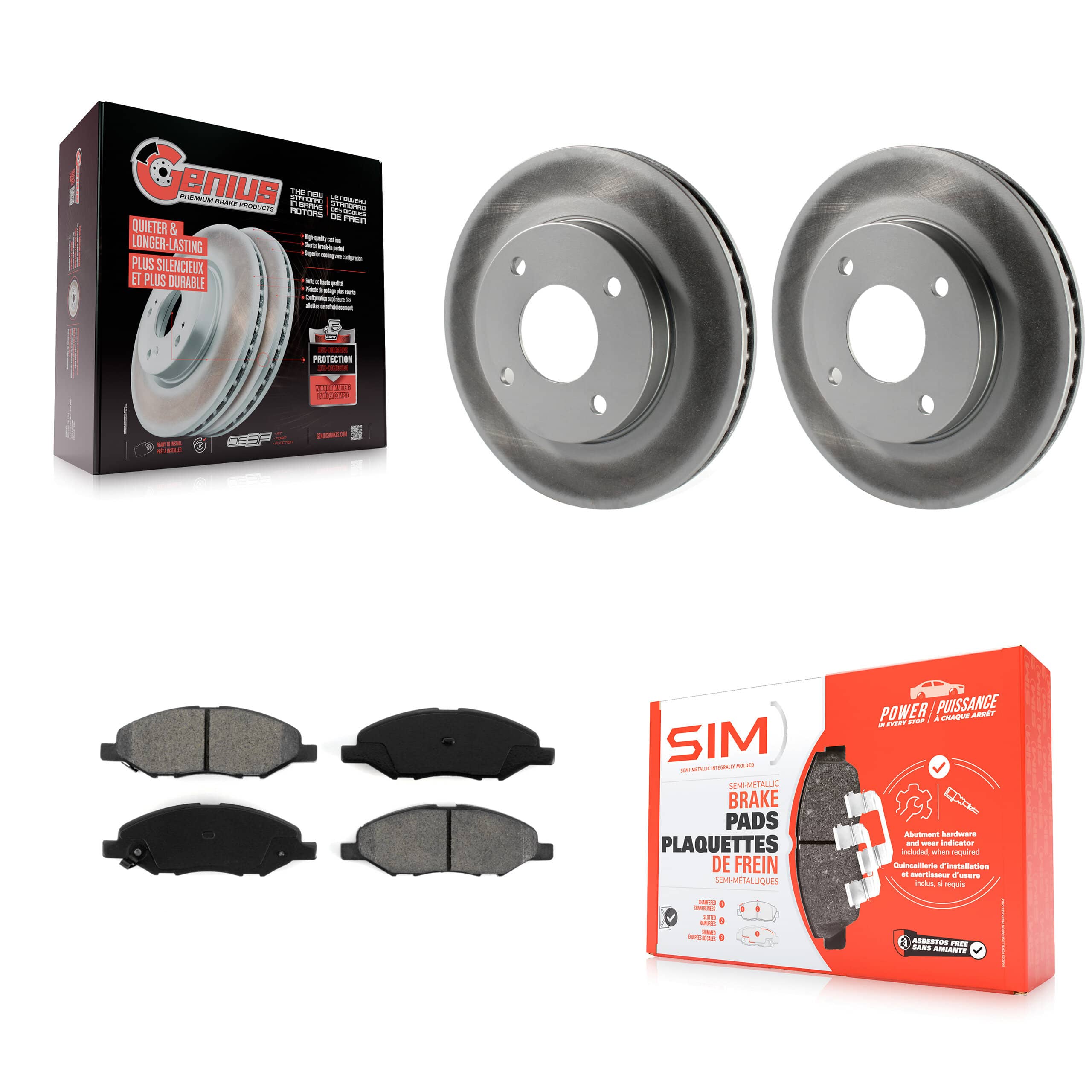Transit Auto - KGS-100430 - Front Disc Brake Kits