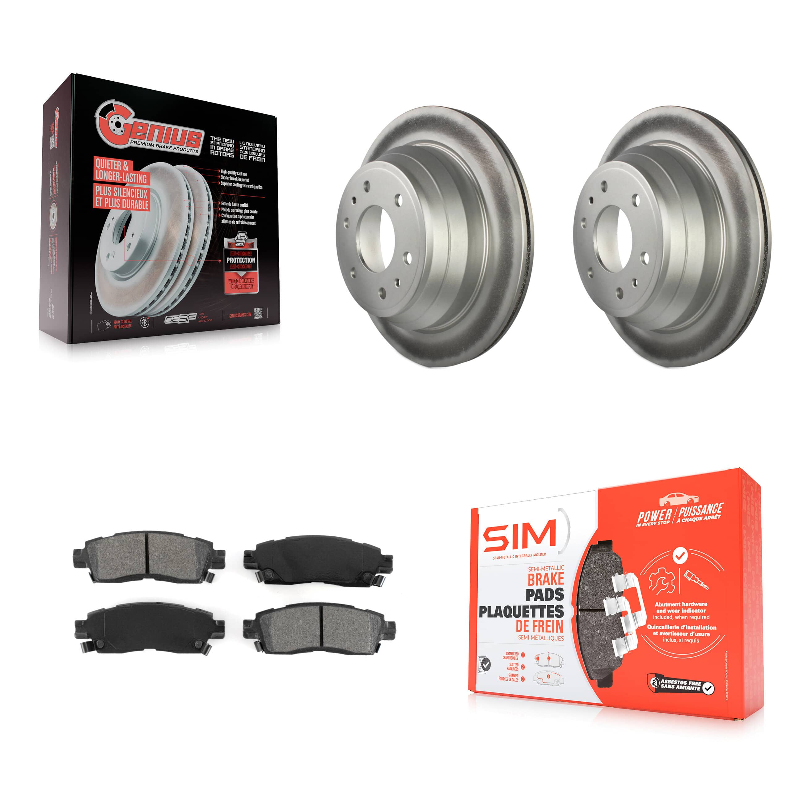Transit Auto - KGS-101140 - Rear Disc Brake Kits