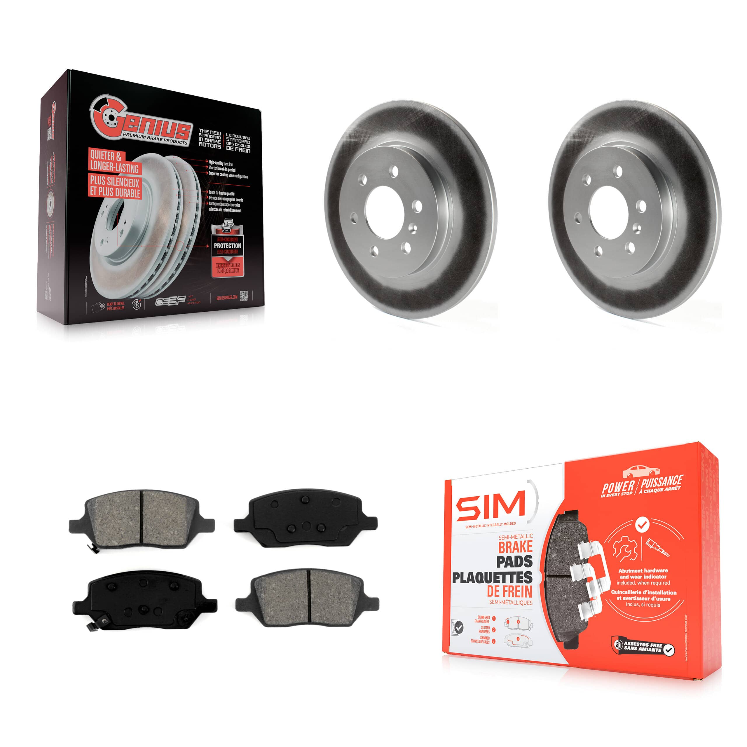 Transit Auto - KGS-101148 - Rear Disc Brake Kits
