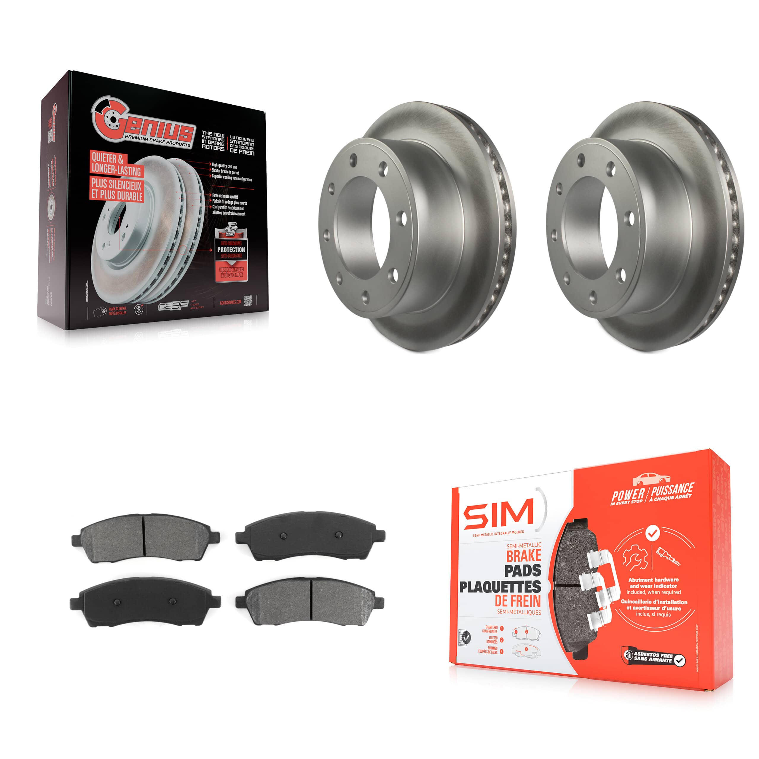 Transit Auto - KGS-101182 - Rear Disc Brake Kits