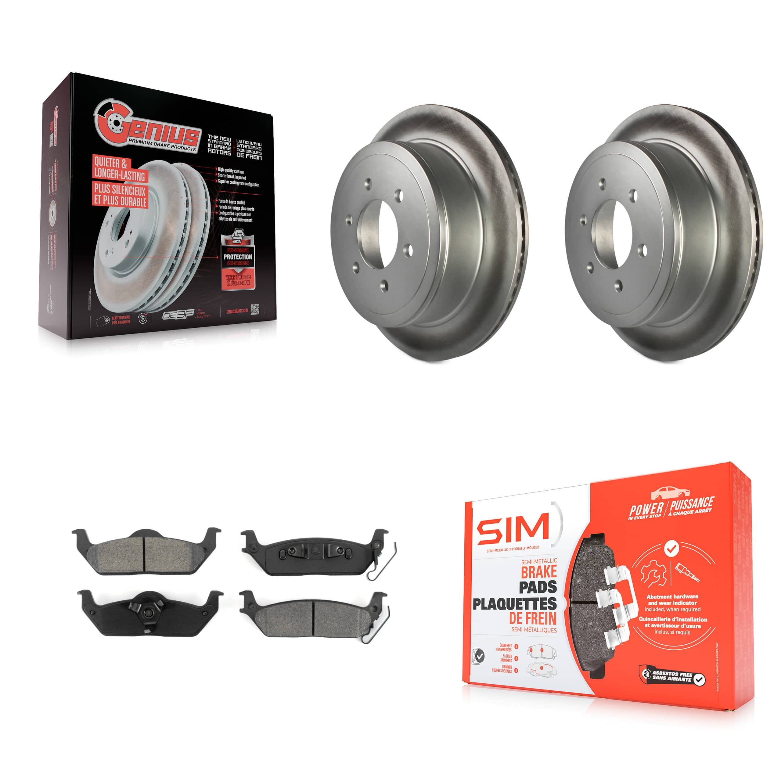 Transit Auto - KGS-101190 - Rear Disc Brake Kits