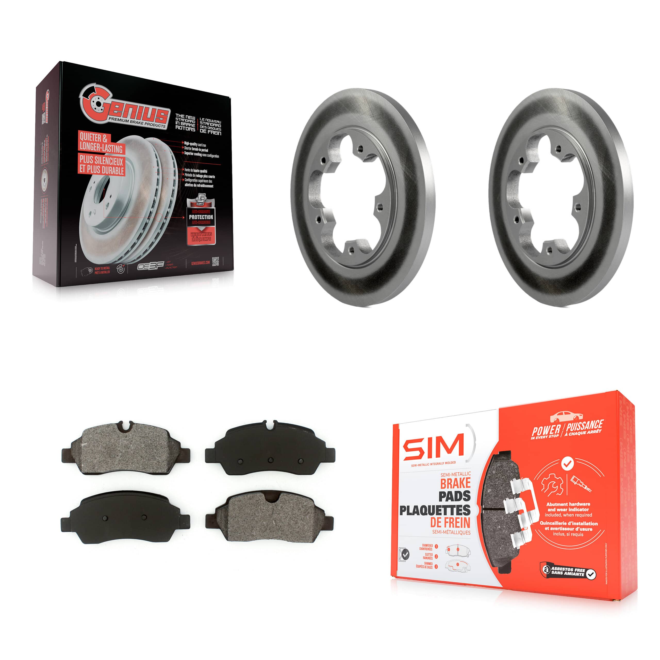 Transit Auto - KGS-101221 - Rear Disc Brake Kits
