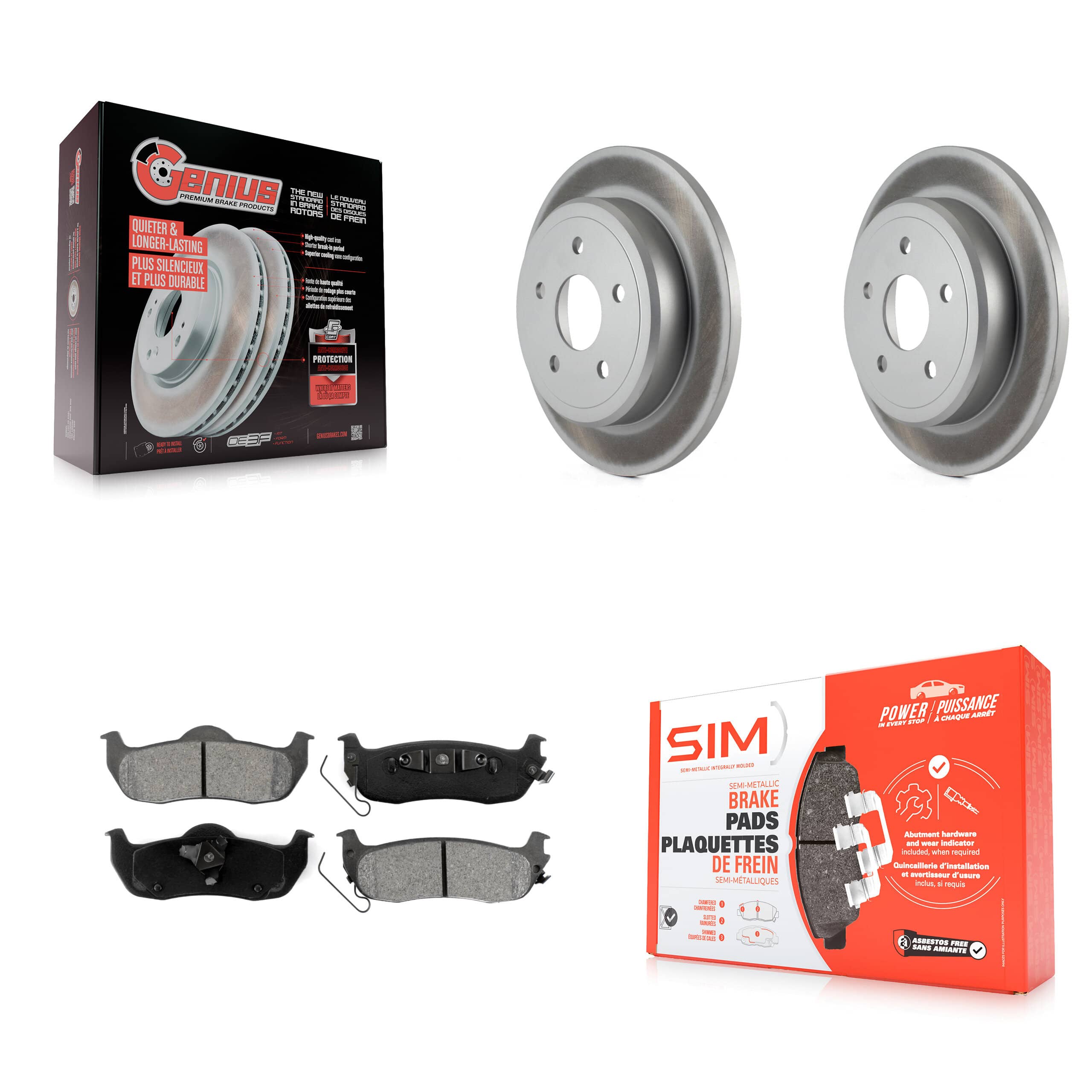 Transit Auto - KGS-101238 - Rear Disc Brake Kits