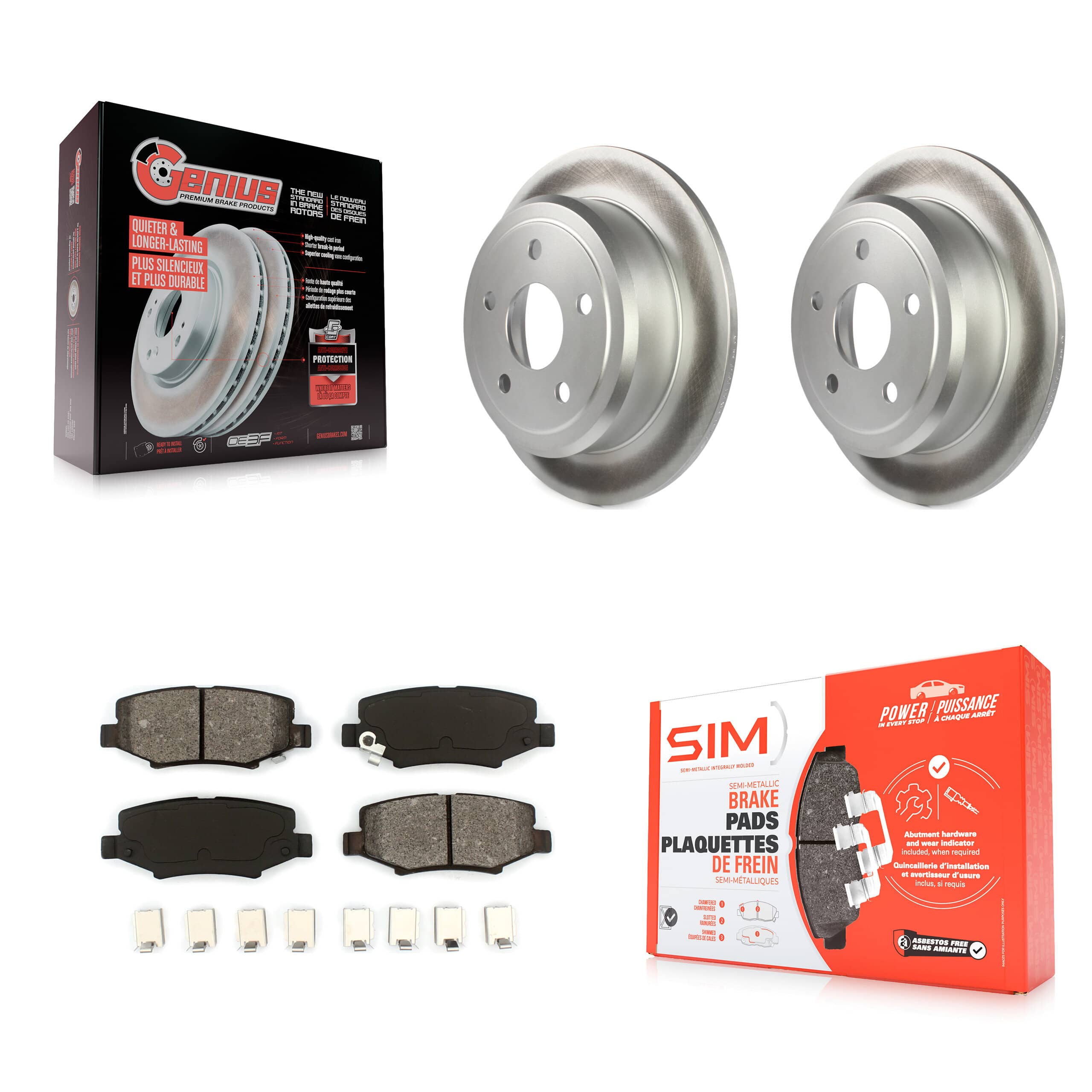 Transit Auto - KGS-101244 - Rear Disc Brake Kits