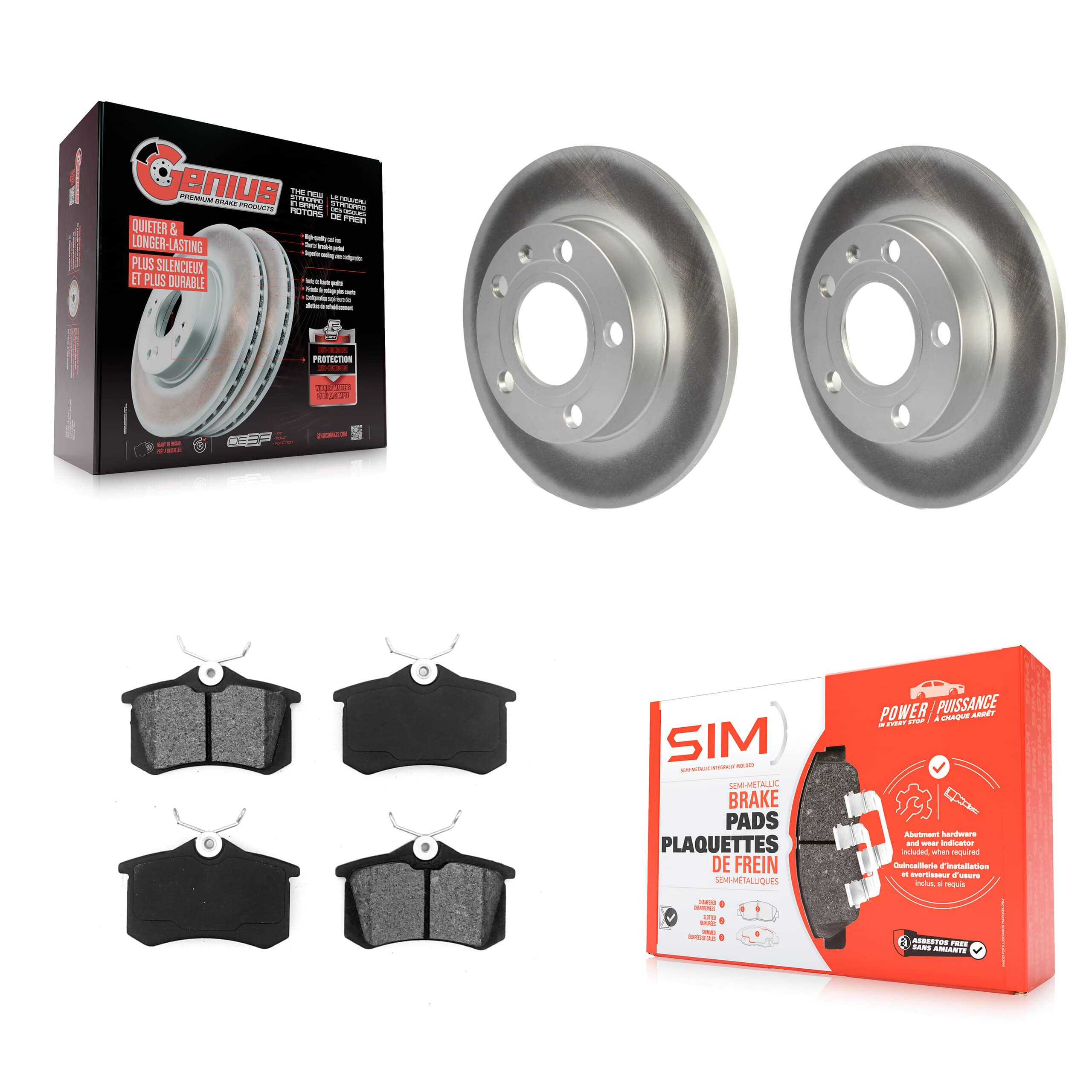 Transit Auto - KGS-101274 - Rear Disc Brake Kits