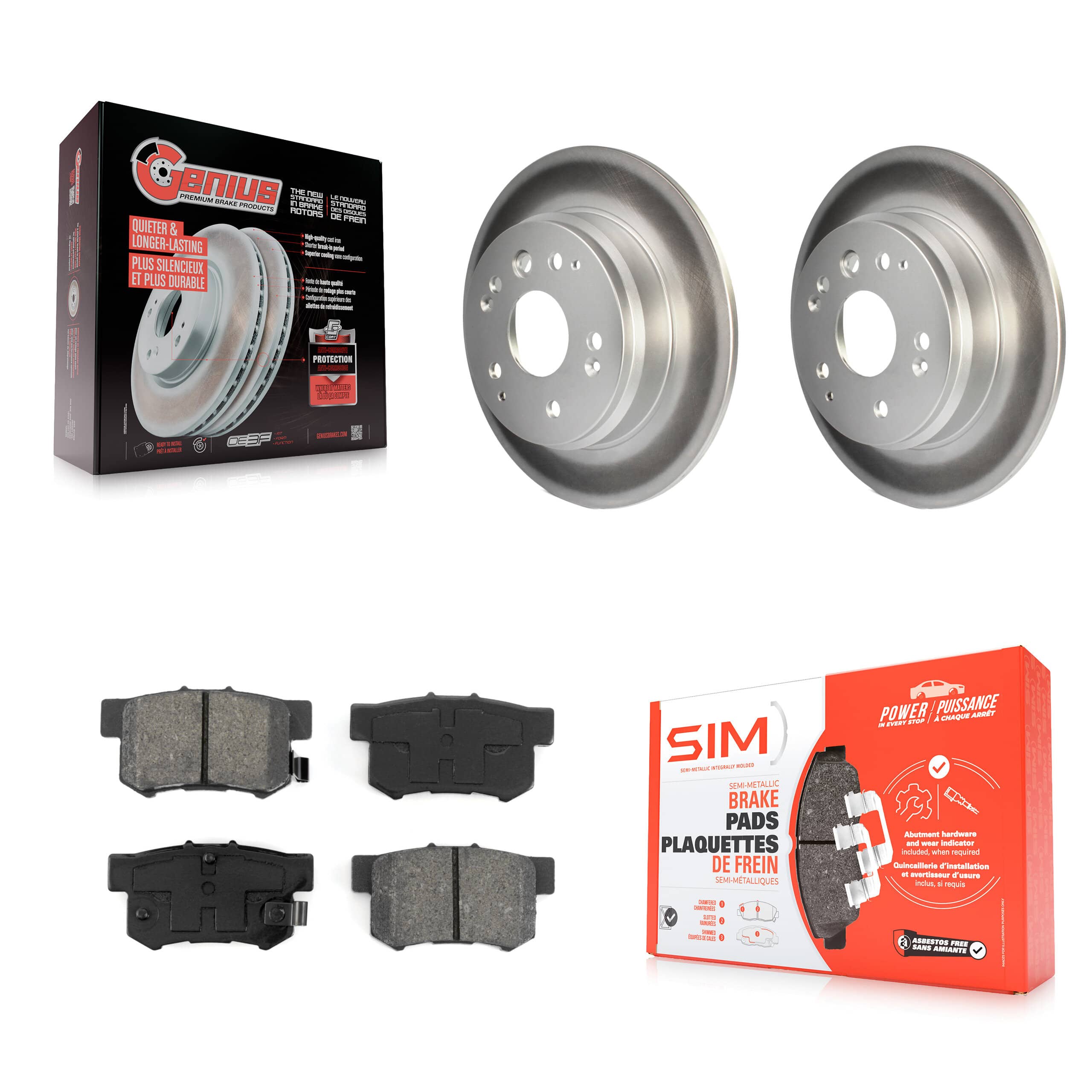 Transit Auto - KGS-101318 - Rear Disc Brake Kits