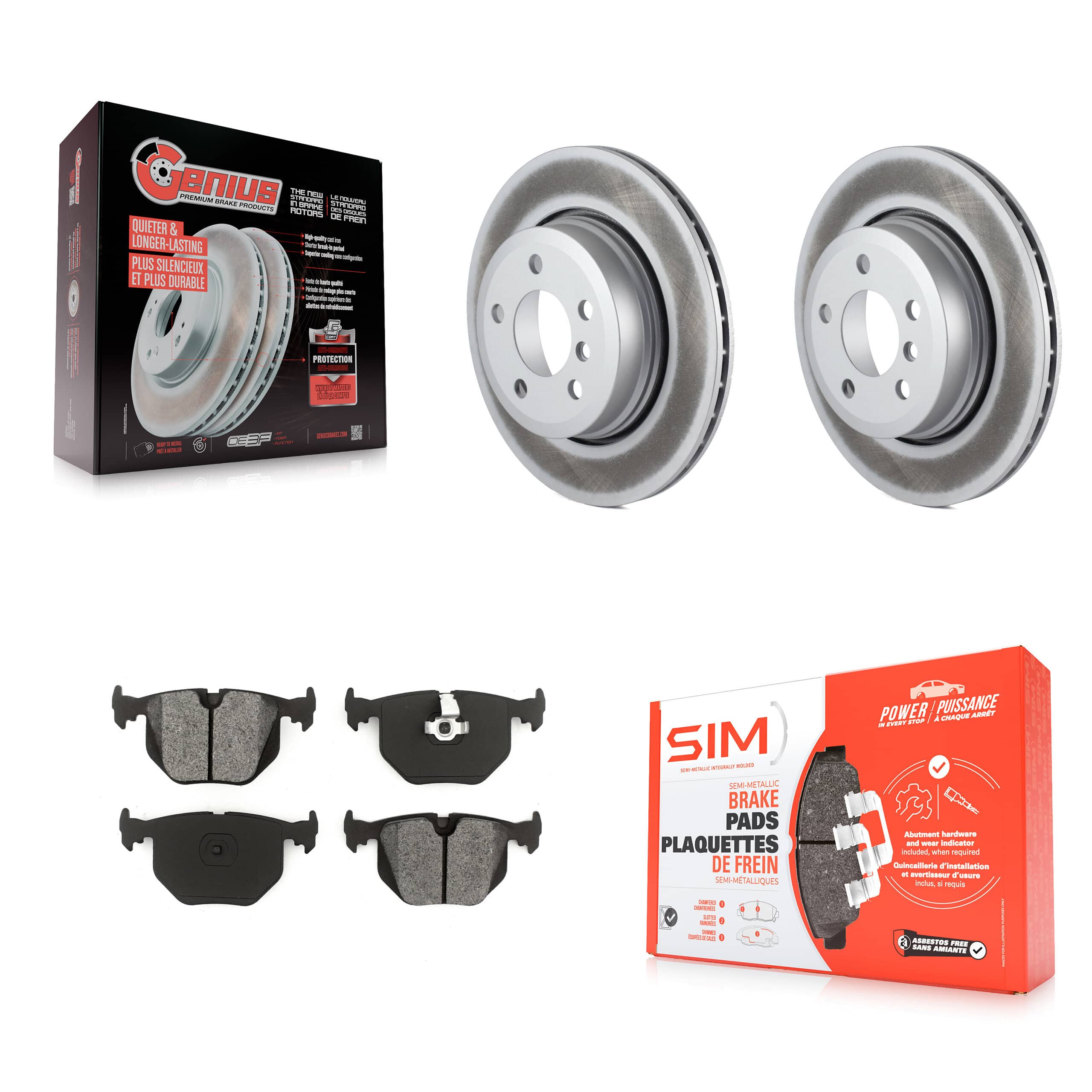 Transit Auto - KGS-101363 - Rear Disc Brake Kits