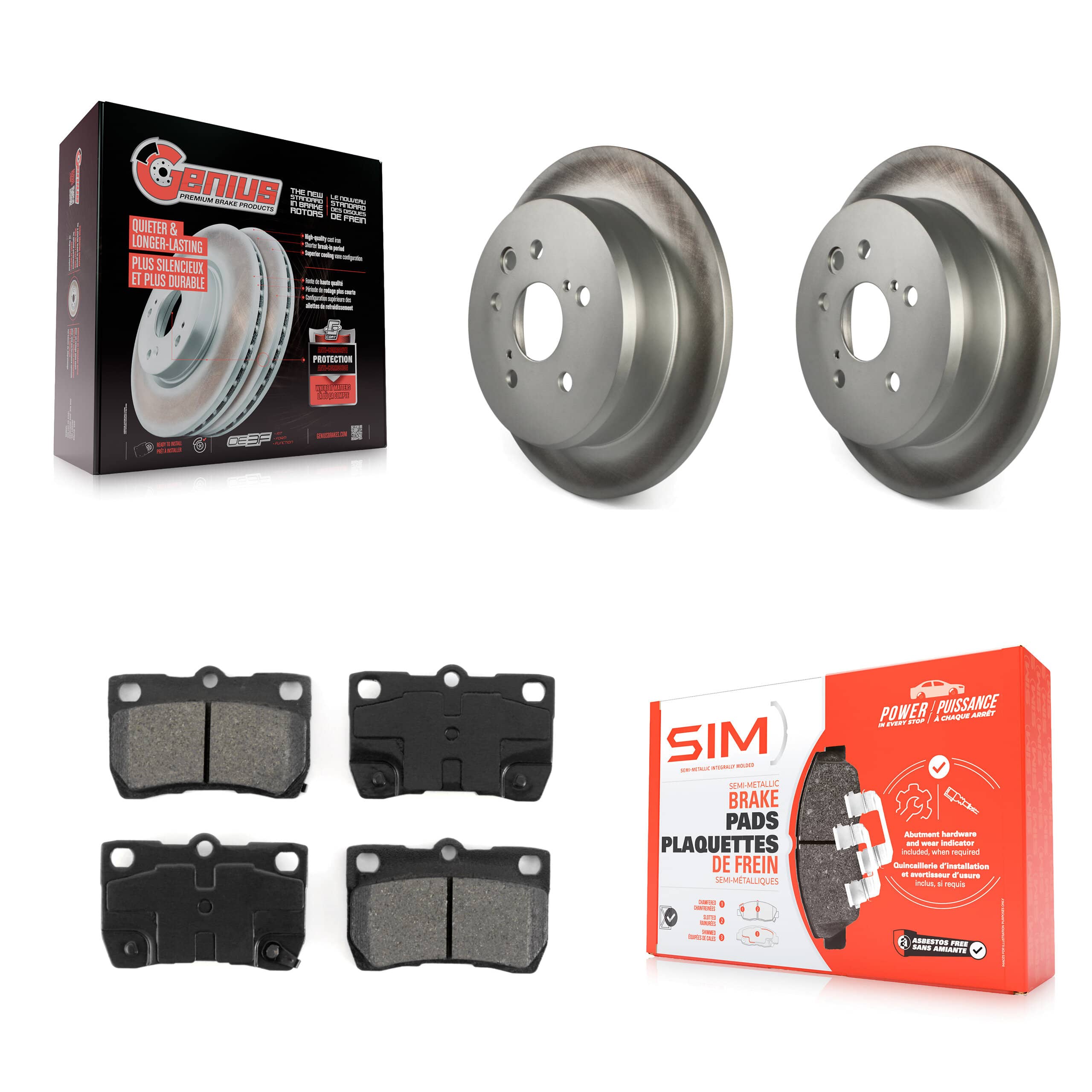 Transit Auto - KGS-101389 - Rear Disc Brake Kits