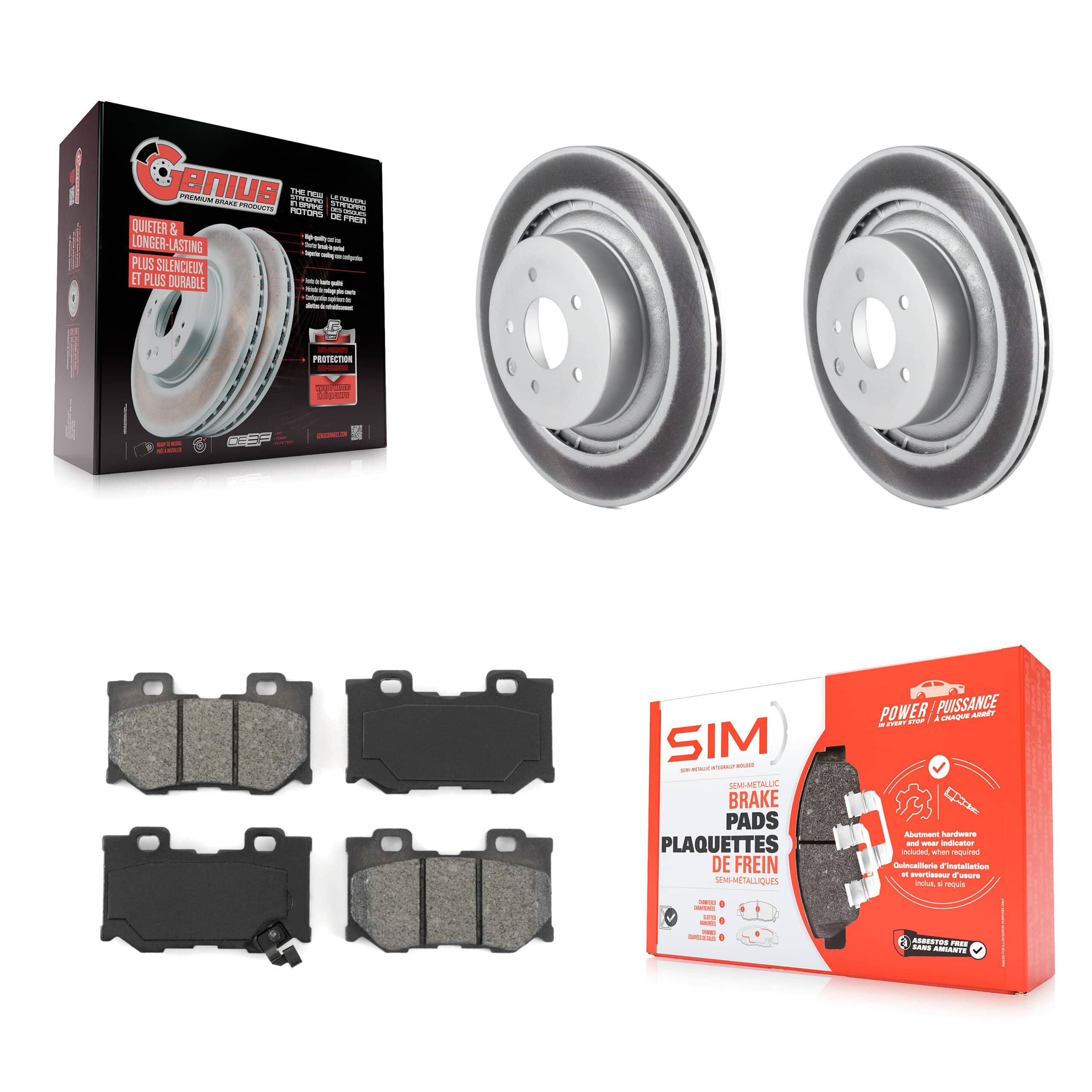 Transit Auto - KGS-101425 - Rear Disc Brake Kits