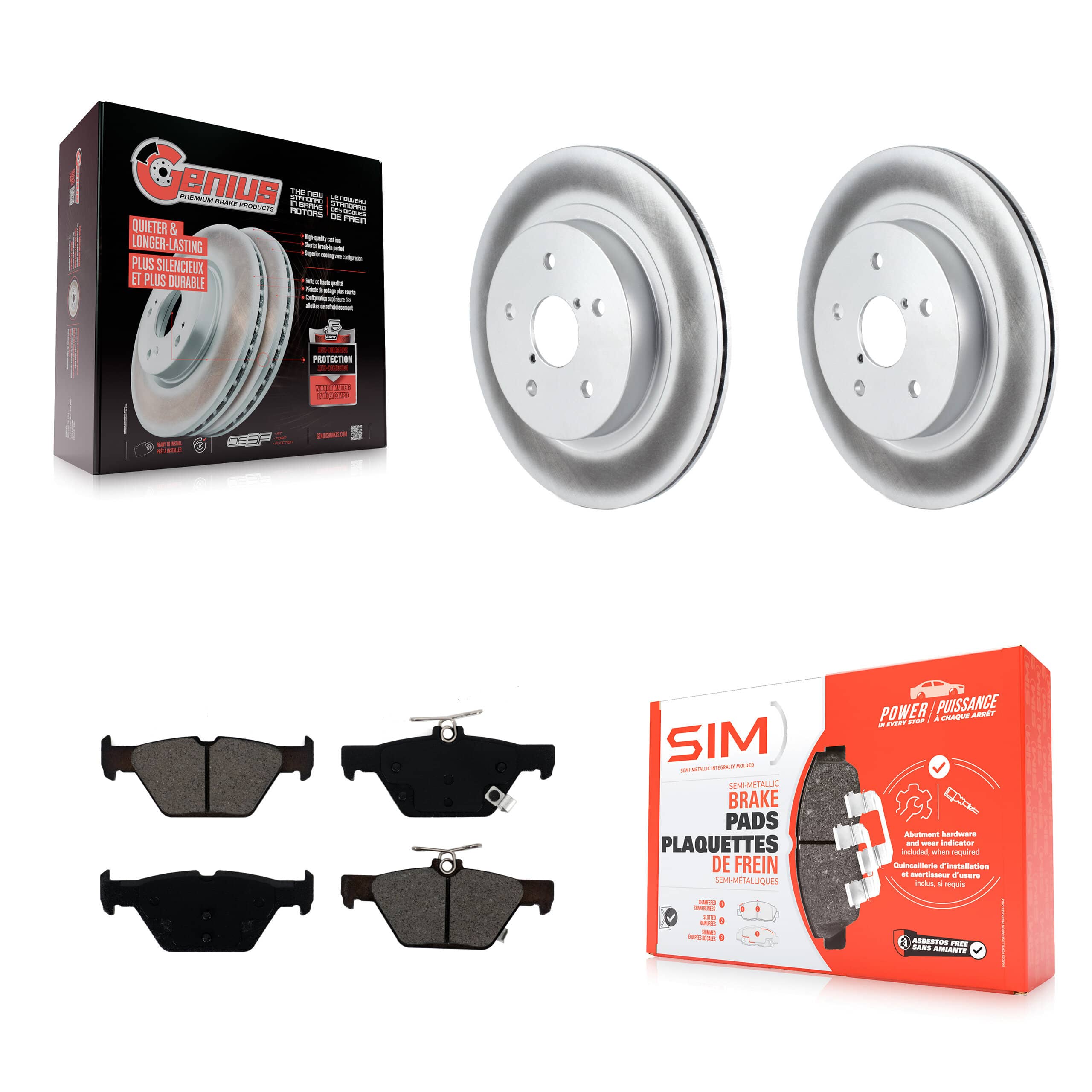 Transit Auto - KGS-101696 - Rear Disc Brake Kits