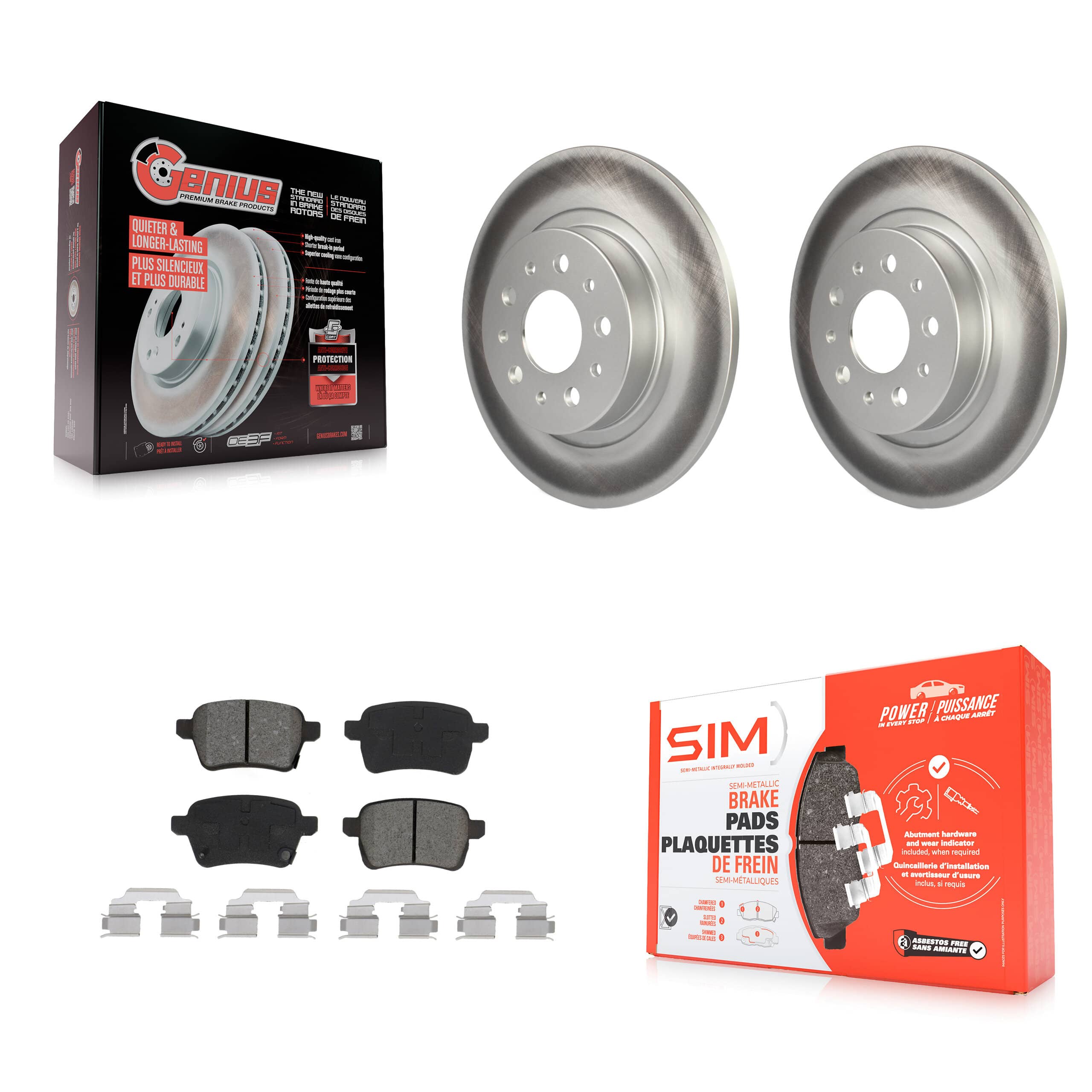 Transit Auto - KGS-101780 - Rear Disc Brake Kits