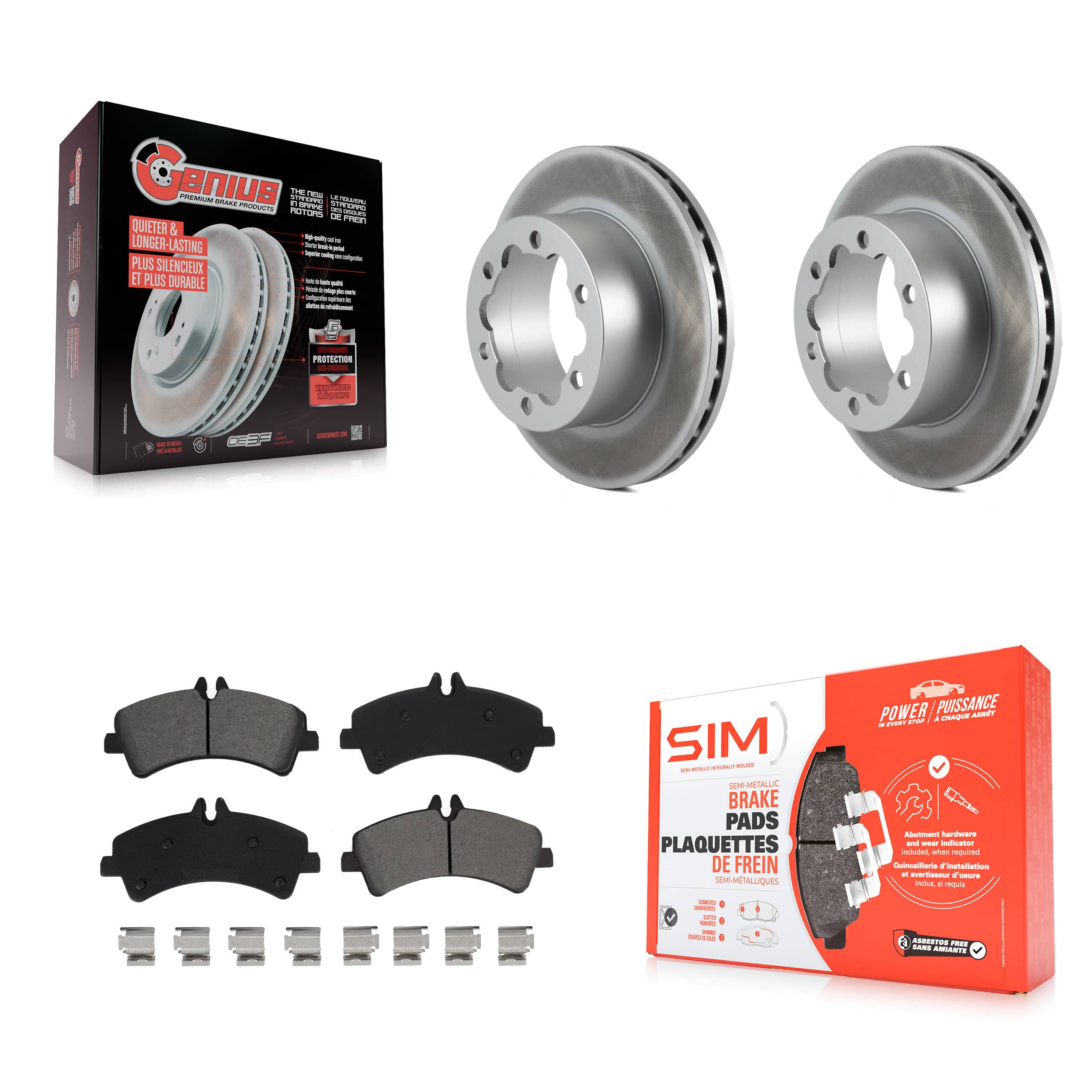 Transit Auto - KGS-101890 - Rear Disc Brake Kits