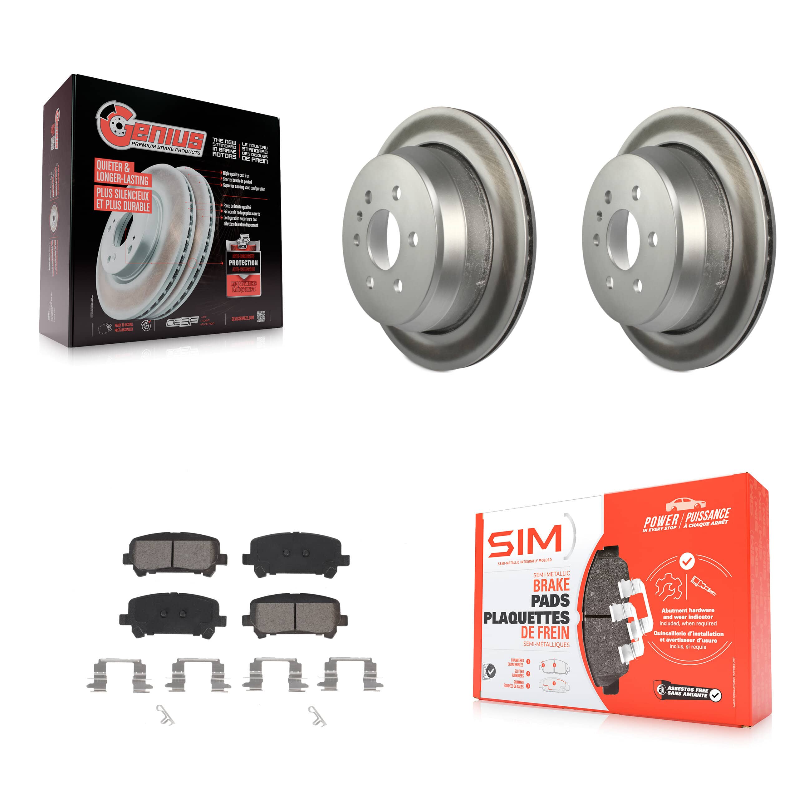 Transit Auto - KGS-102009 - Rear Disc Brake Kits