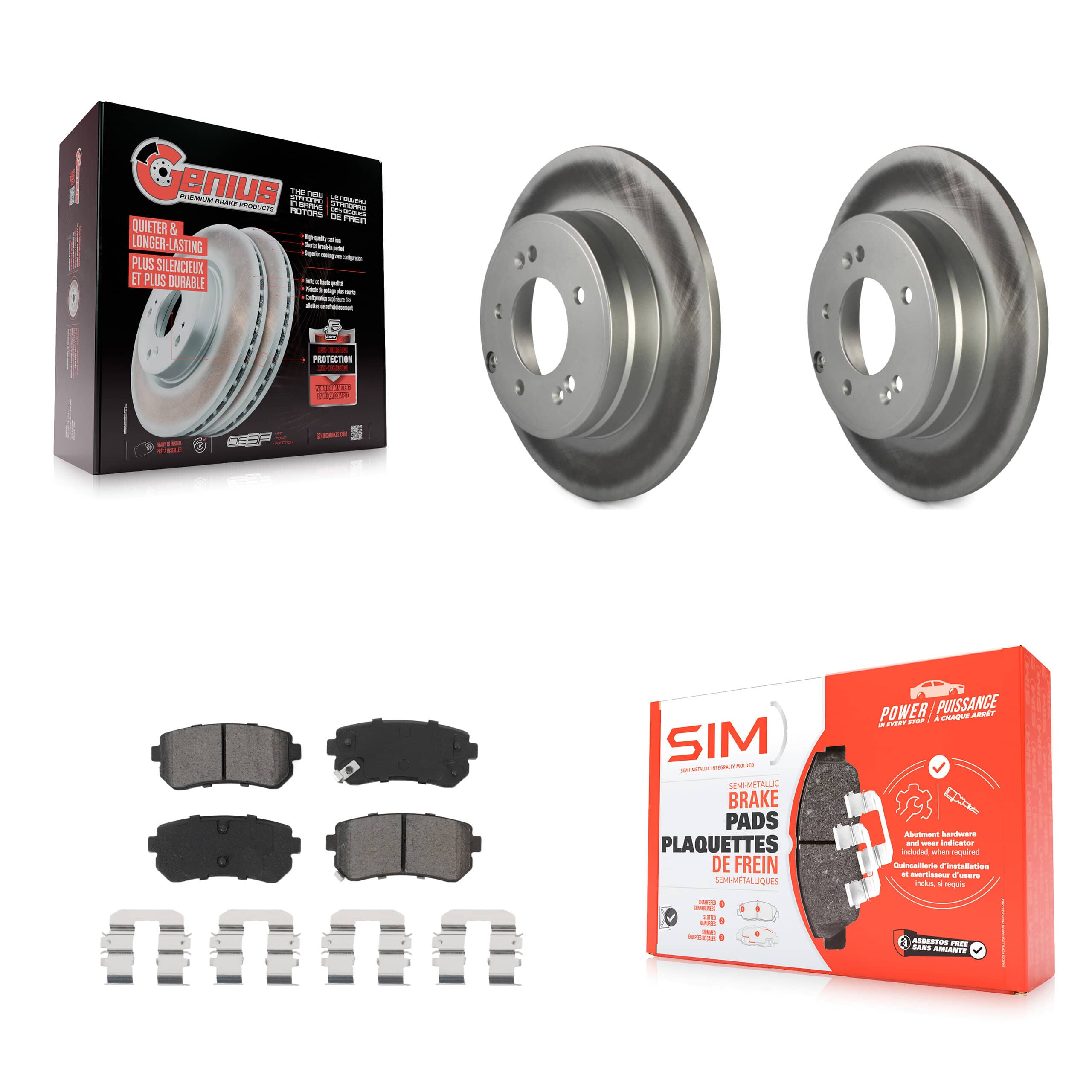 Transit Auto - KGS-102015 - Rear Disc Brake Kits