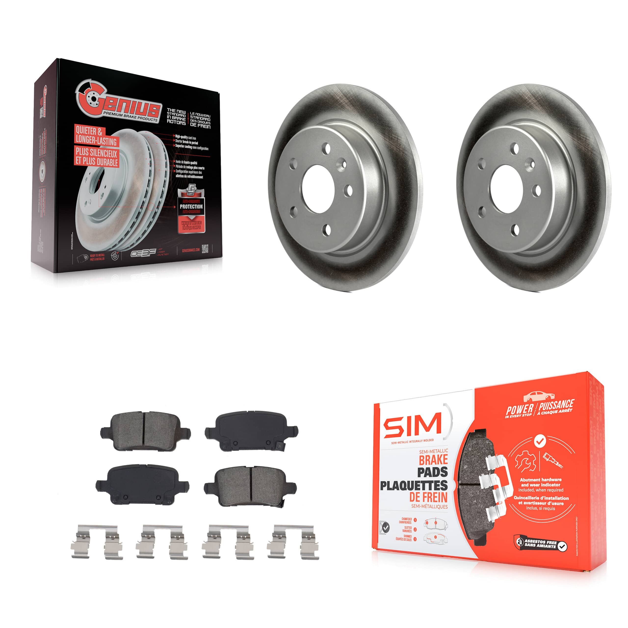 Transit Auto - KGS-102035 - Rear Disc Brake Kits