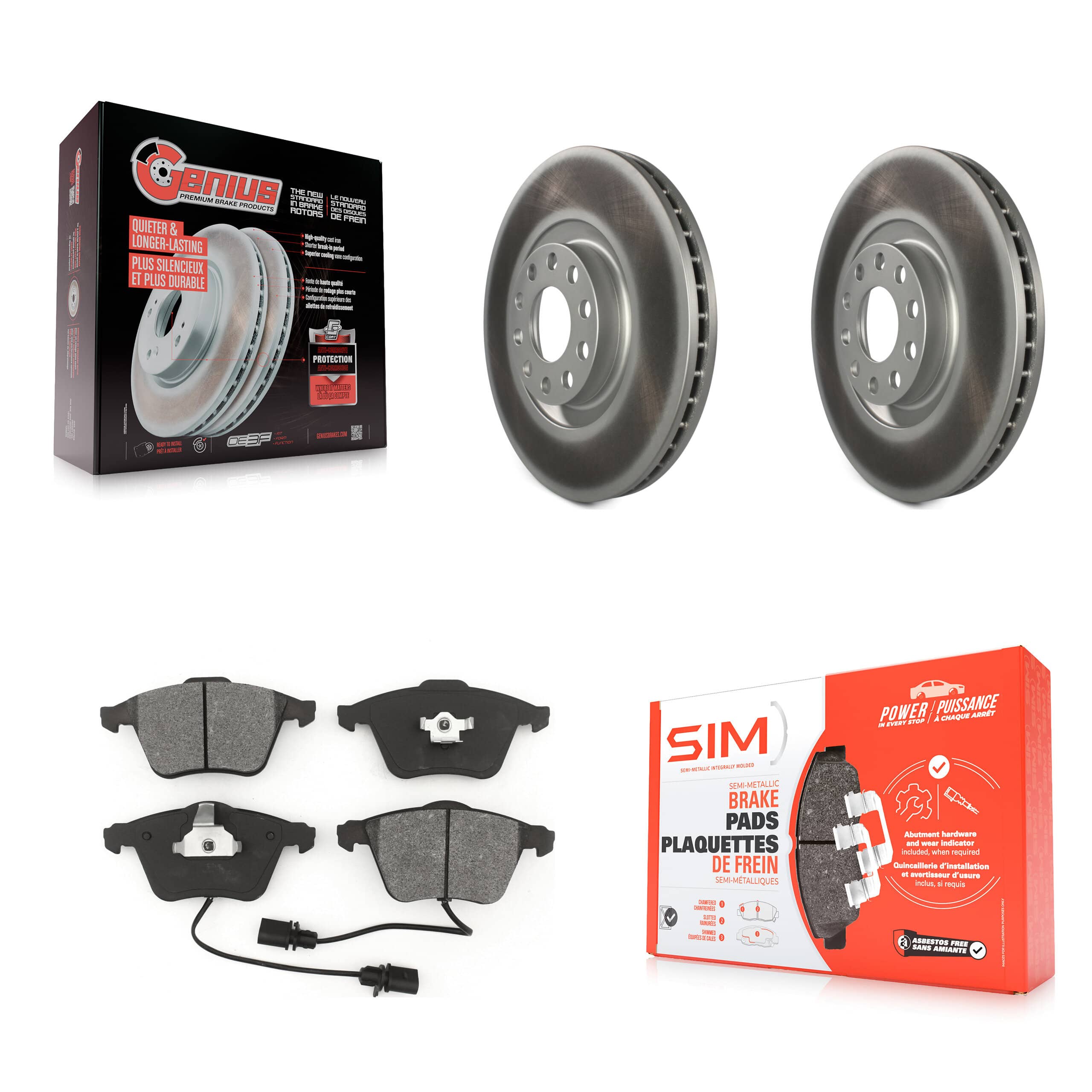 Transit Auto - KGS-102372 - Front Disc Brake Kits