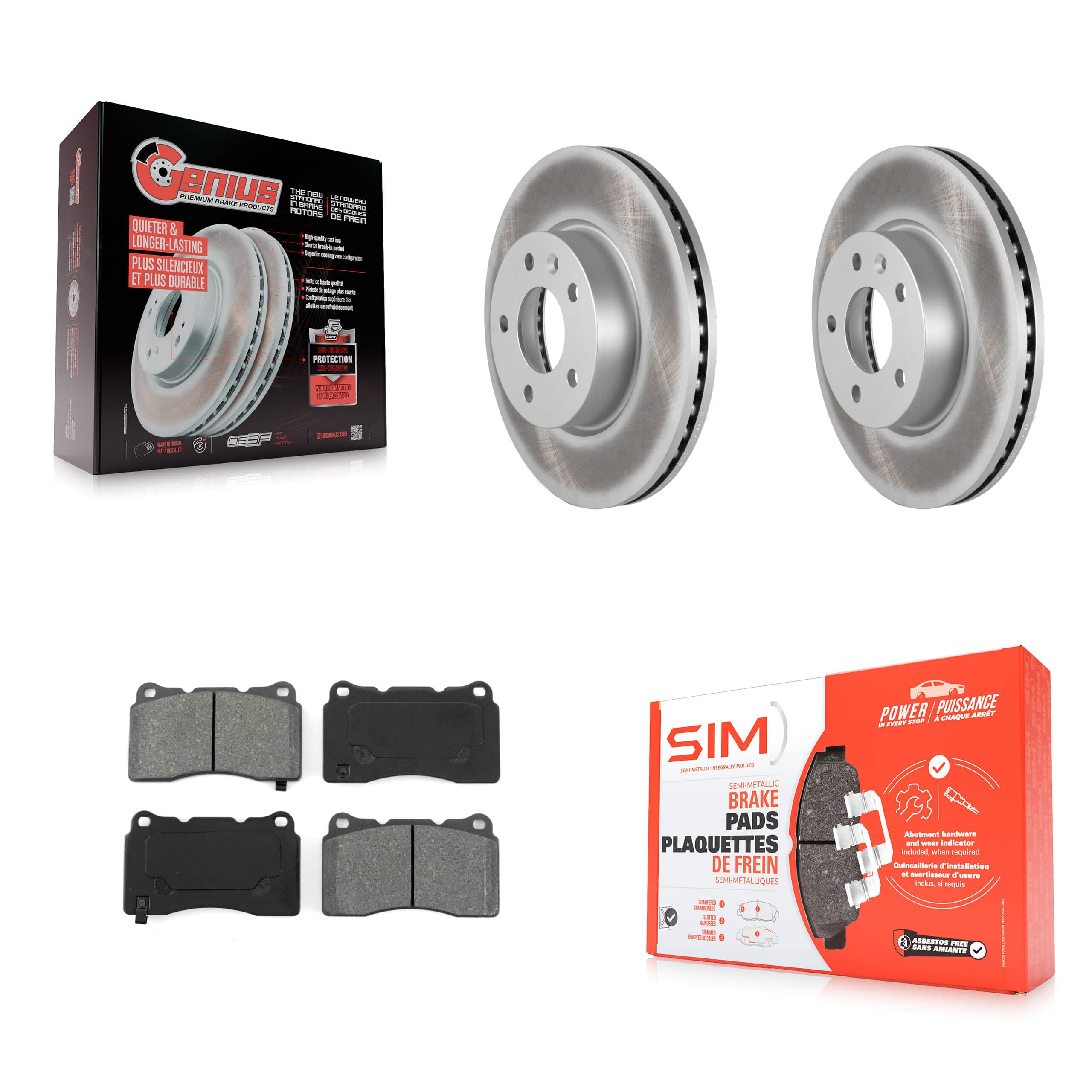 Transit Auto - KGS-102408 - Front Disc Brake Kits
